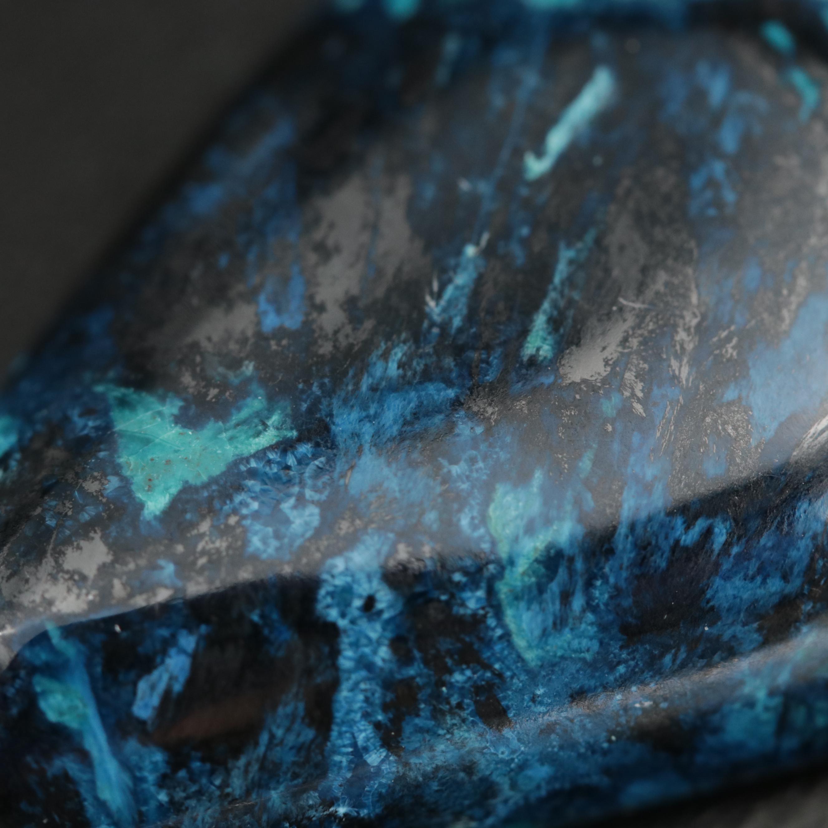 Loose 82.52 CT Pear Cabochon Chyrsocolla