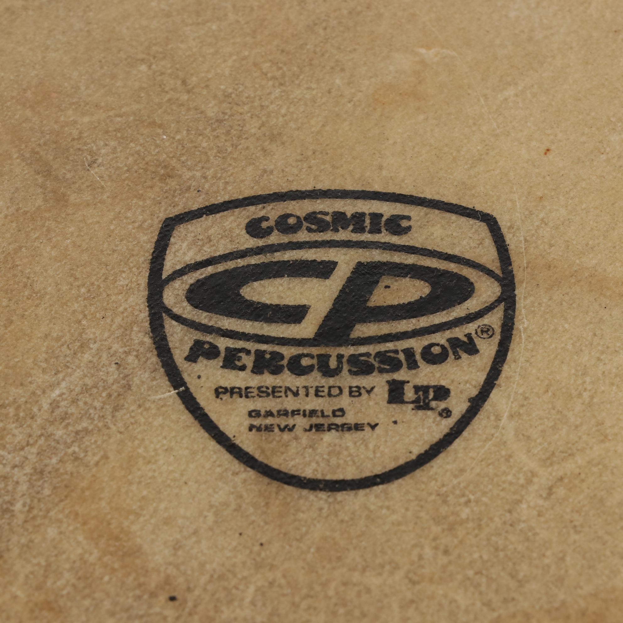 LP Cosmic Percussion Conga Latin Percussion Wood Drum with Stand, circa 1980s