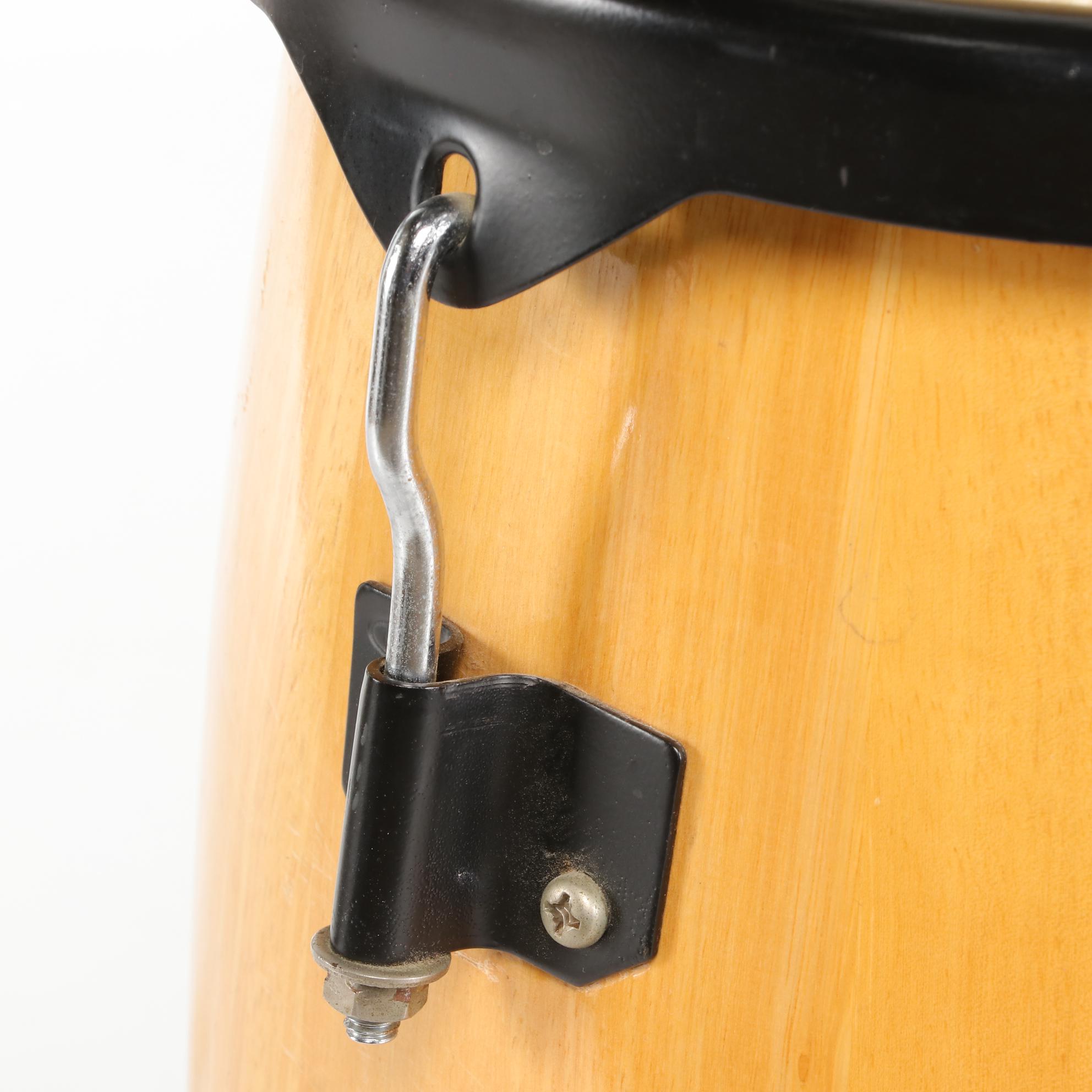 LP Cosmic Percussion Conga Latin Percussion Wood Drum with Stand, circa 1980s