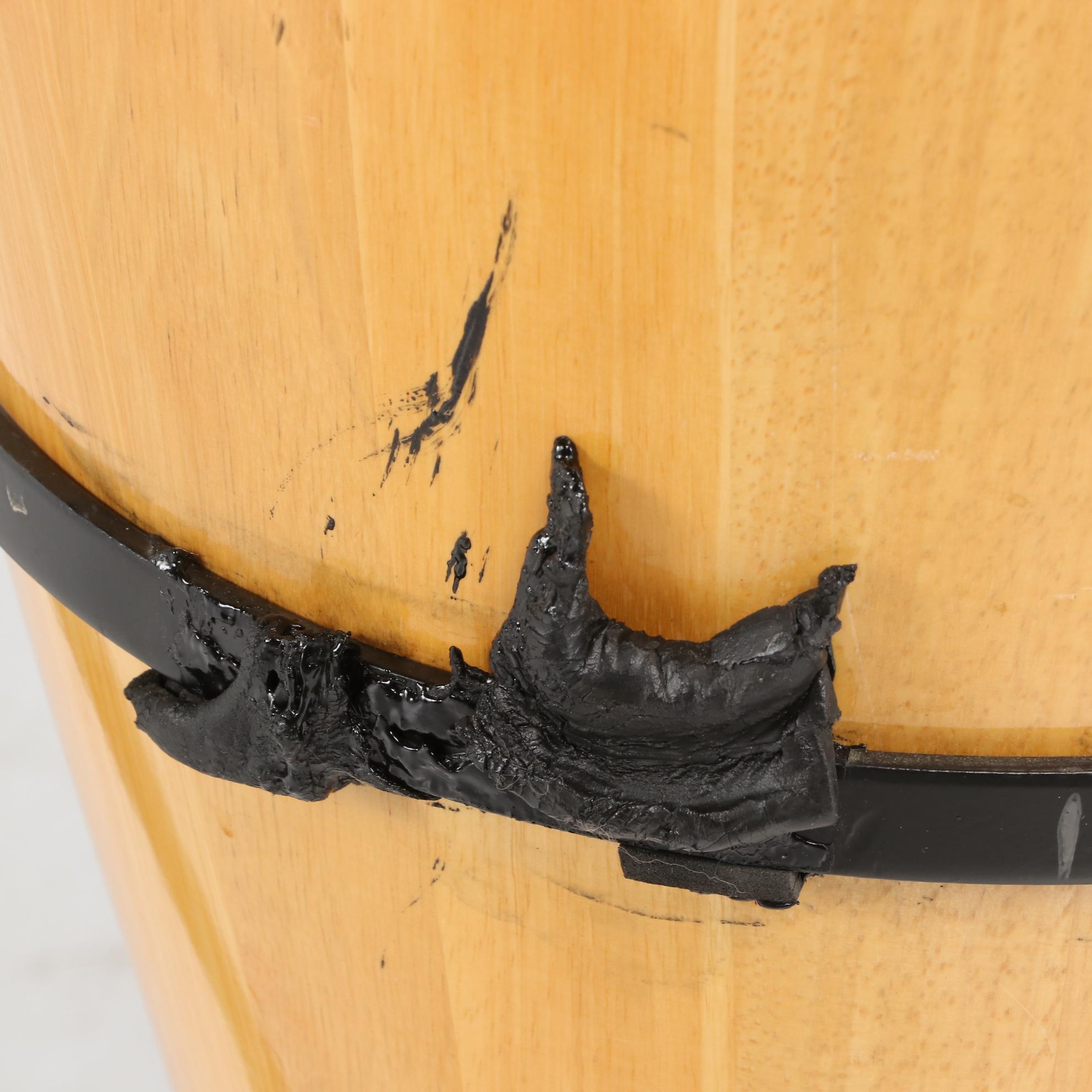 LP Cosmic Percussion Conga Latin Percussion Wood Drum with Stand, circa 1980s