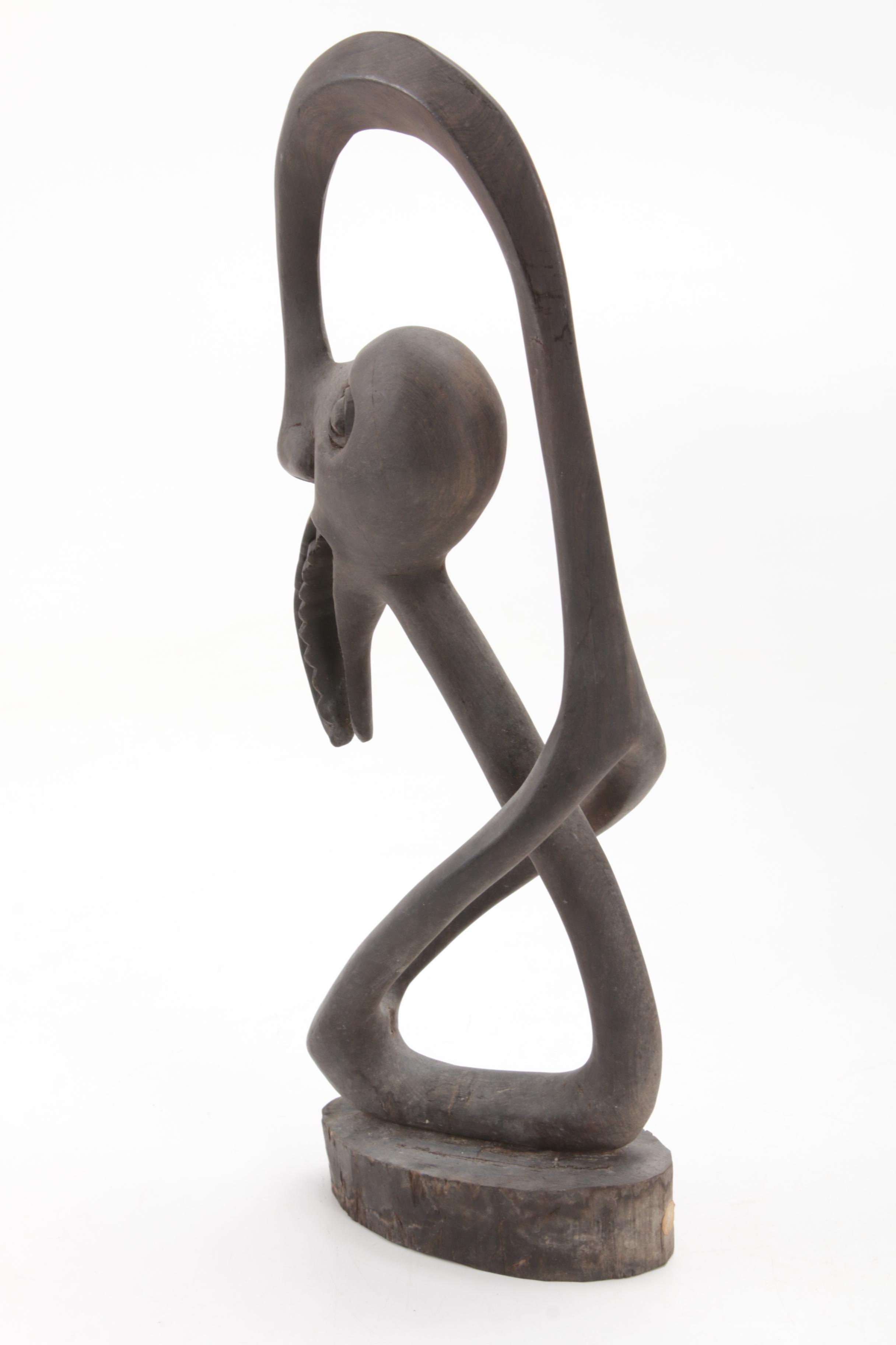 Makonde "Shetani" Carved Wood Sculptures