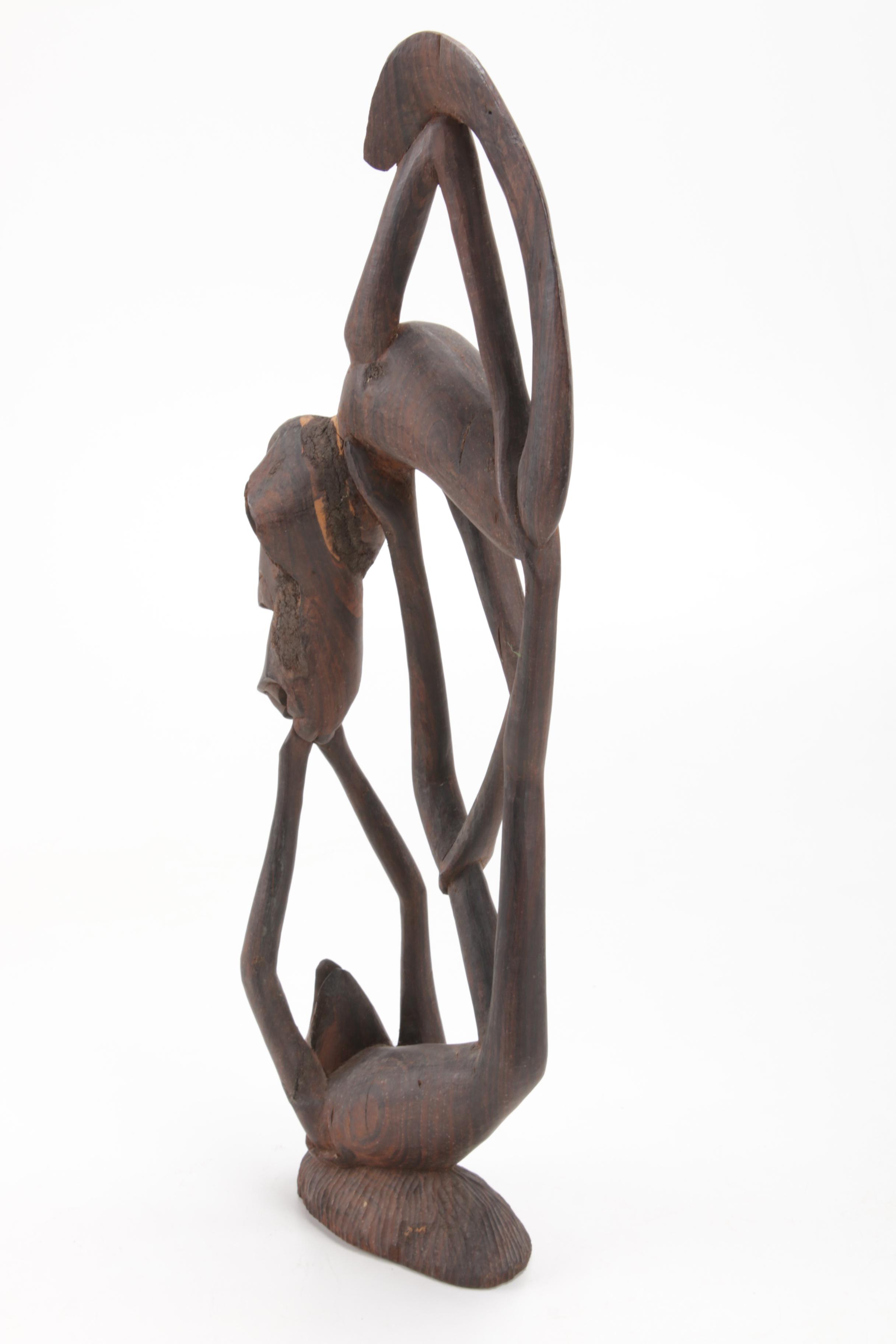 Makonde "Shetani" Carved Wood Sculptures