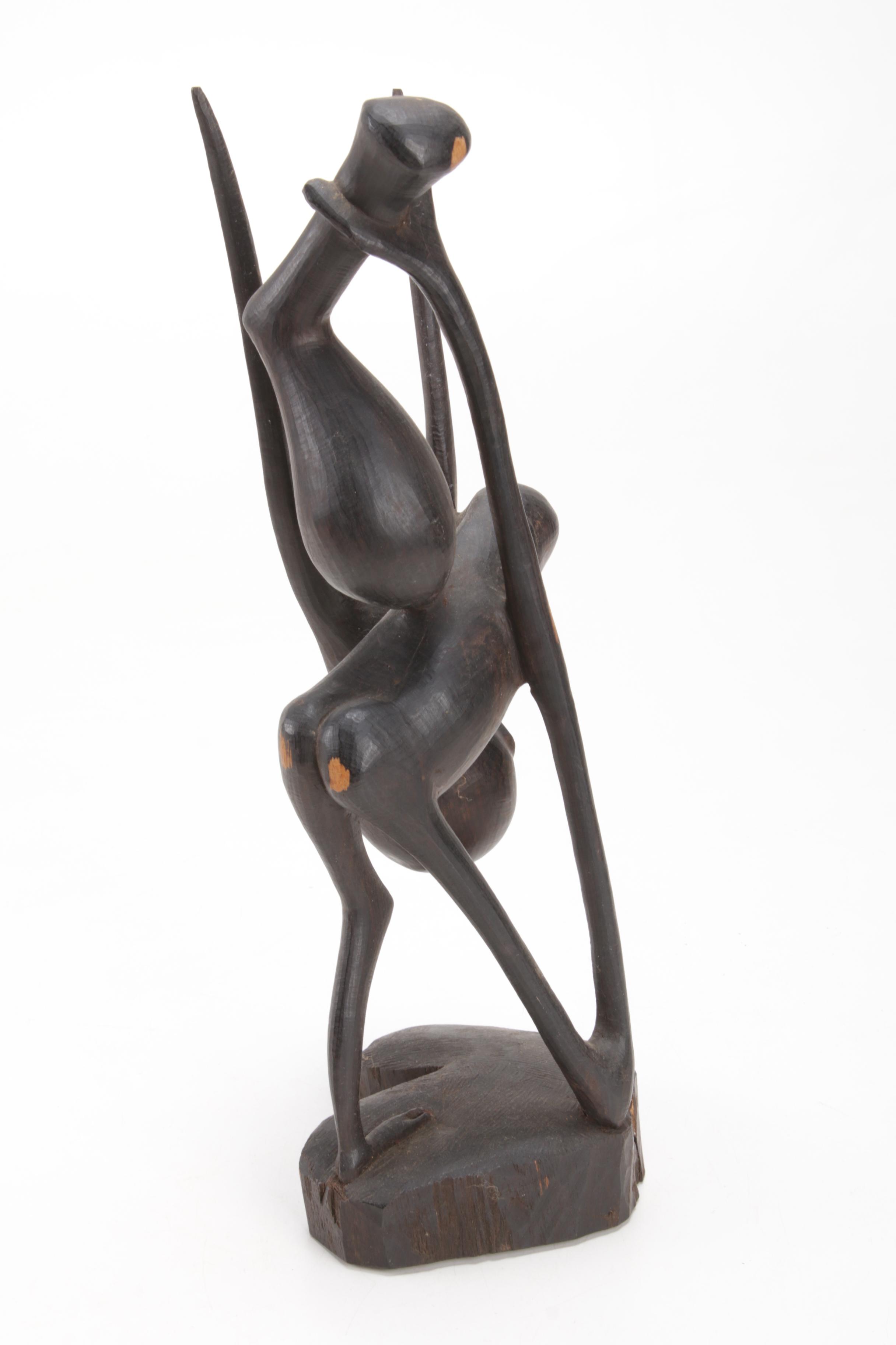 Makonde "Shetani" Carved Wood Sculptures