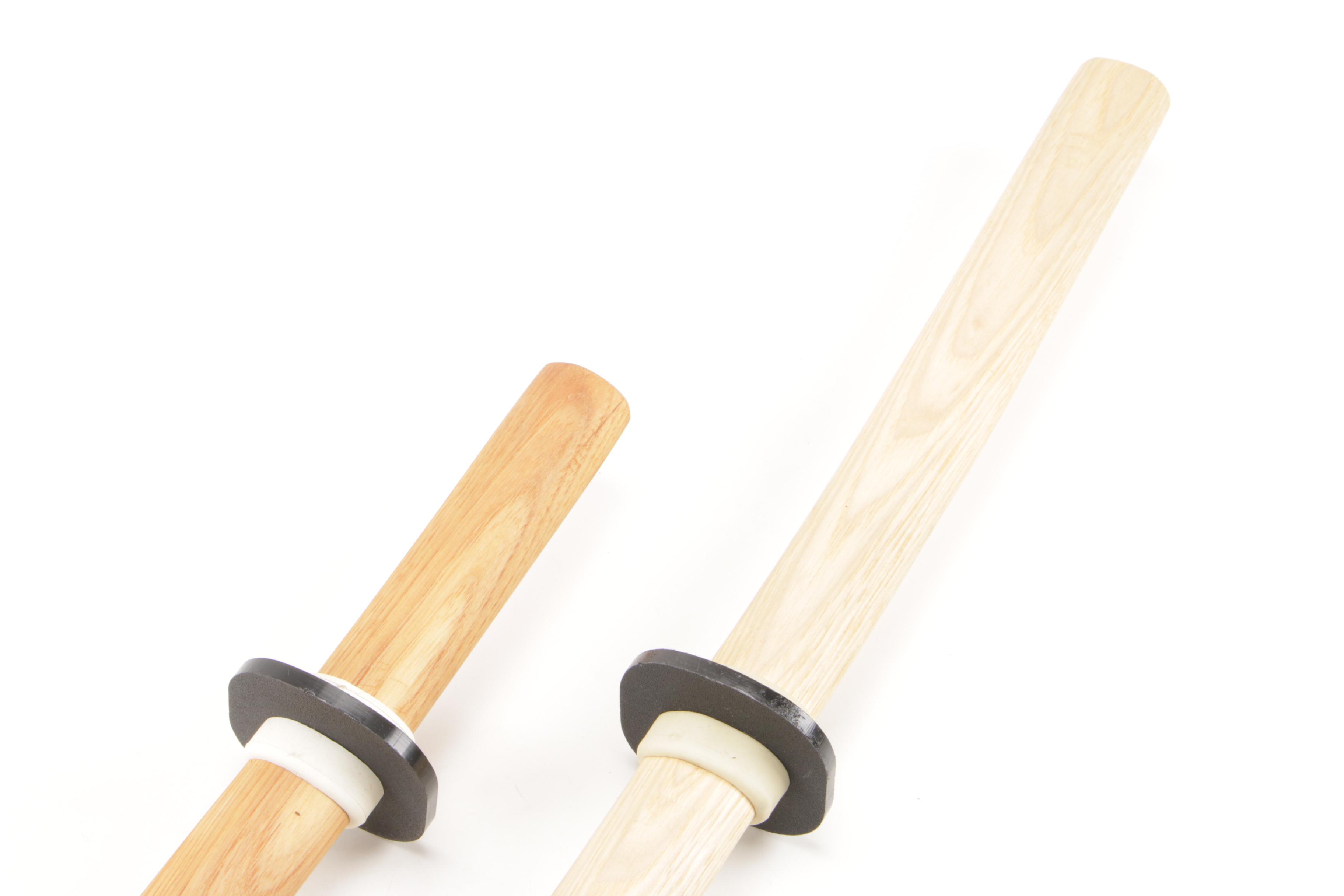 Japanese Style Wooden Bokken Practice Katana and Wakizashi