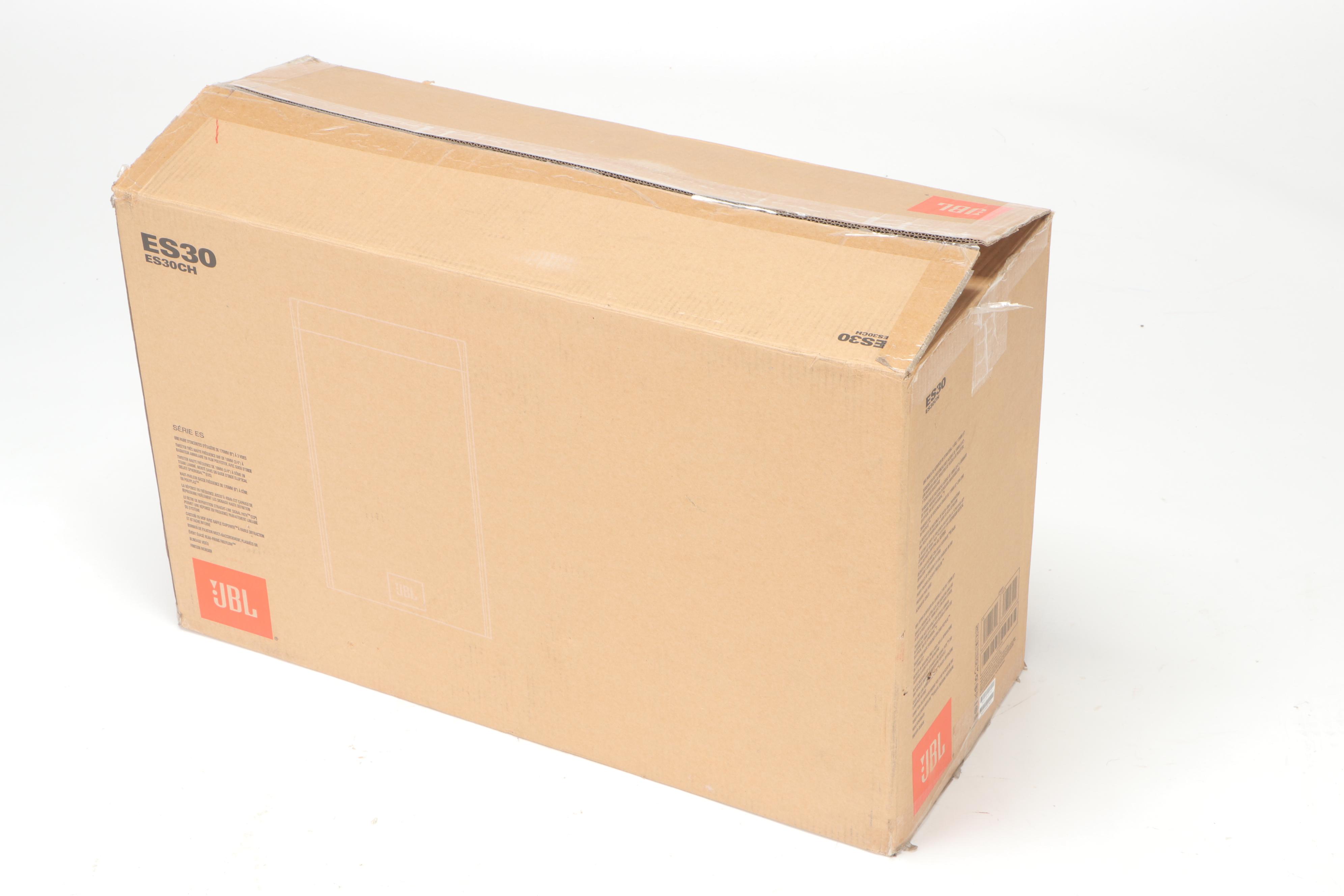 JBL ES Series ES30 Bookshelf Speakers, Open Box