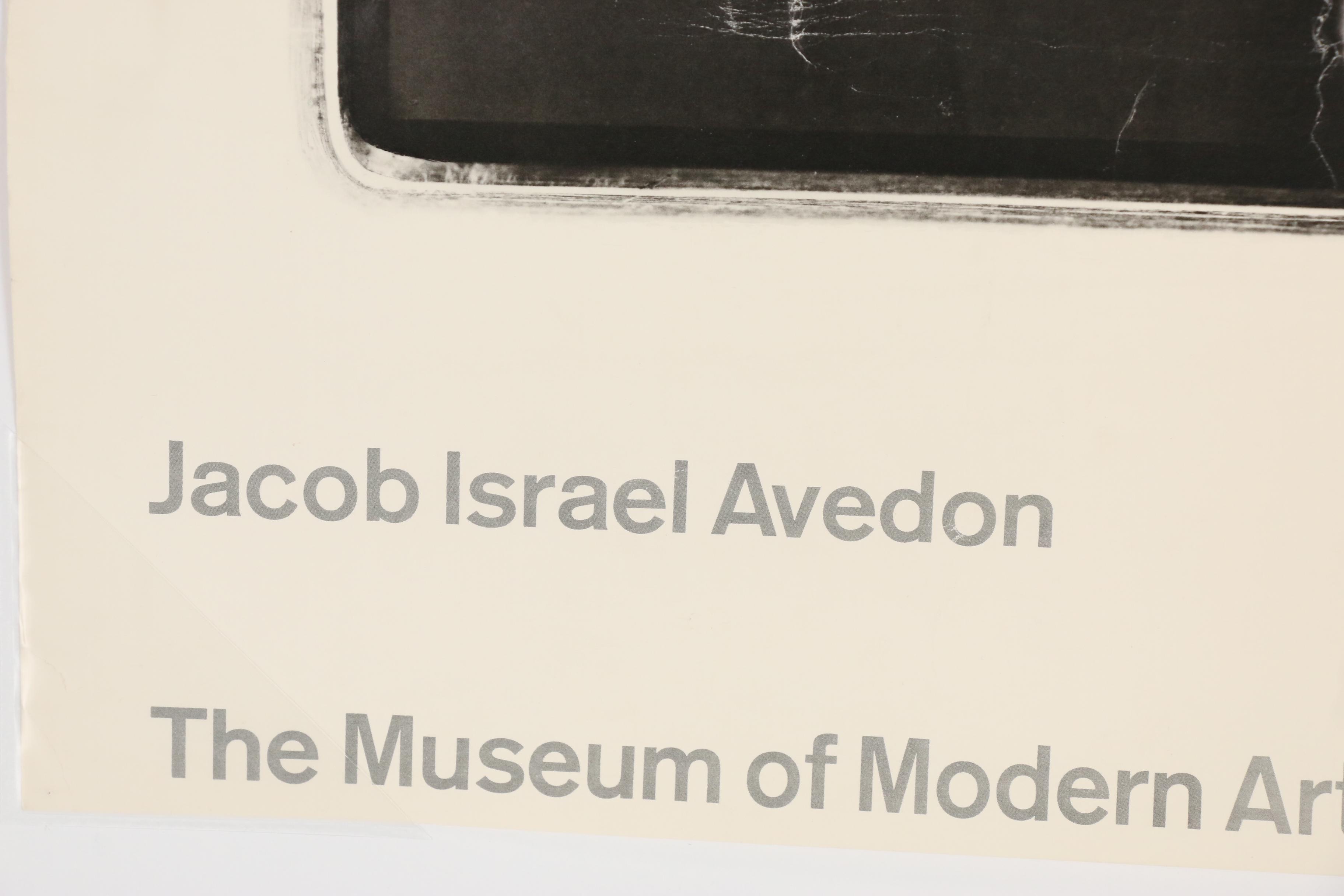 Signed Exhibition Poster for Richard Avedon, Museum of Modern Art, 1974