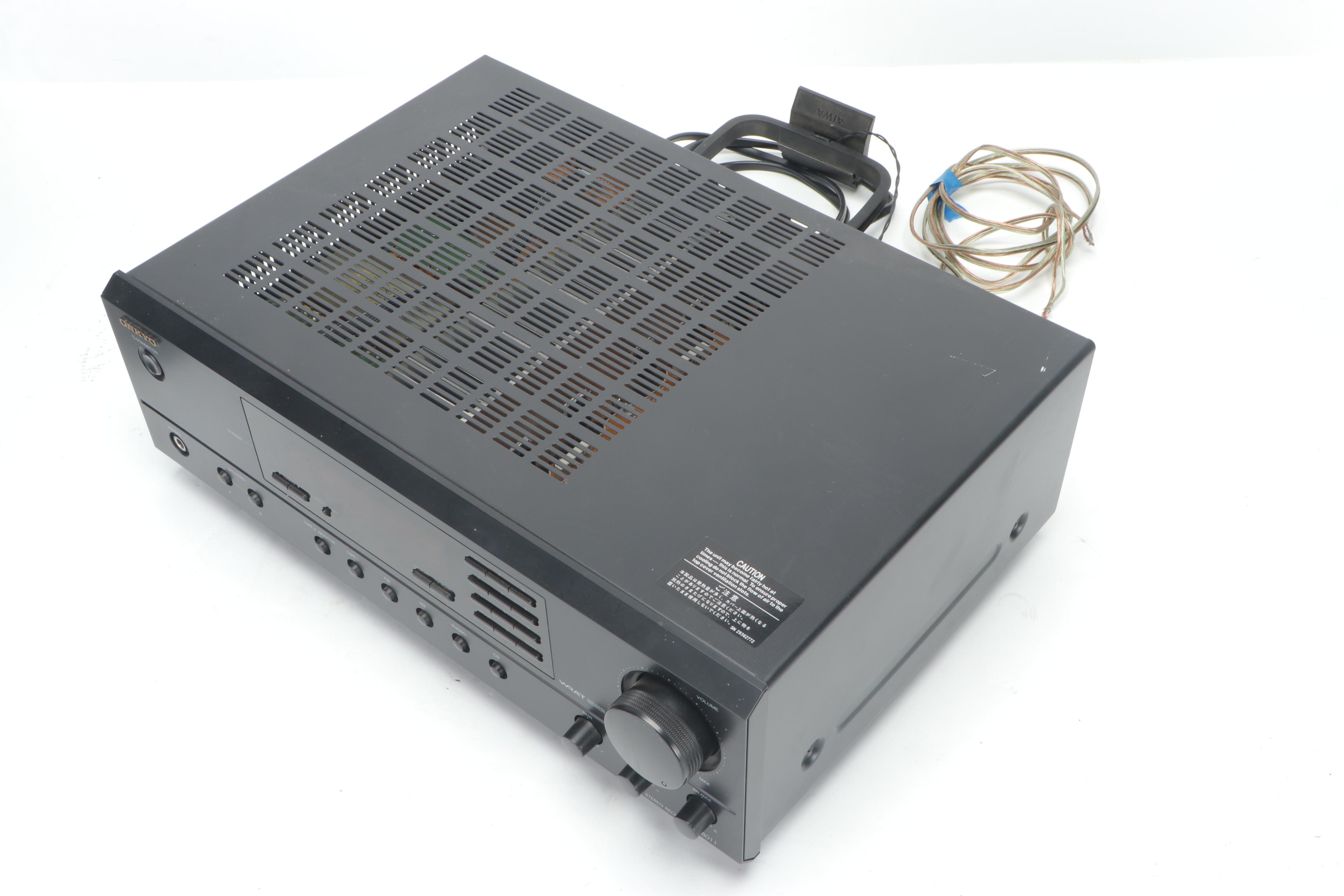 Onkyo TX-8011 Stereo Receiver with Bose Model 141 Speakers