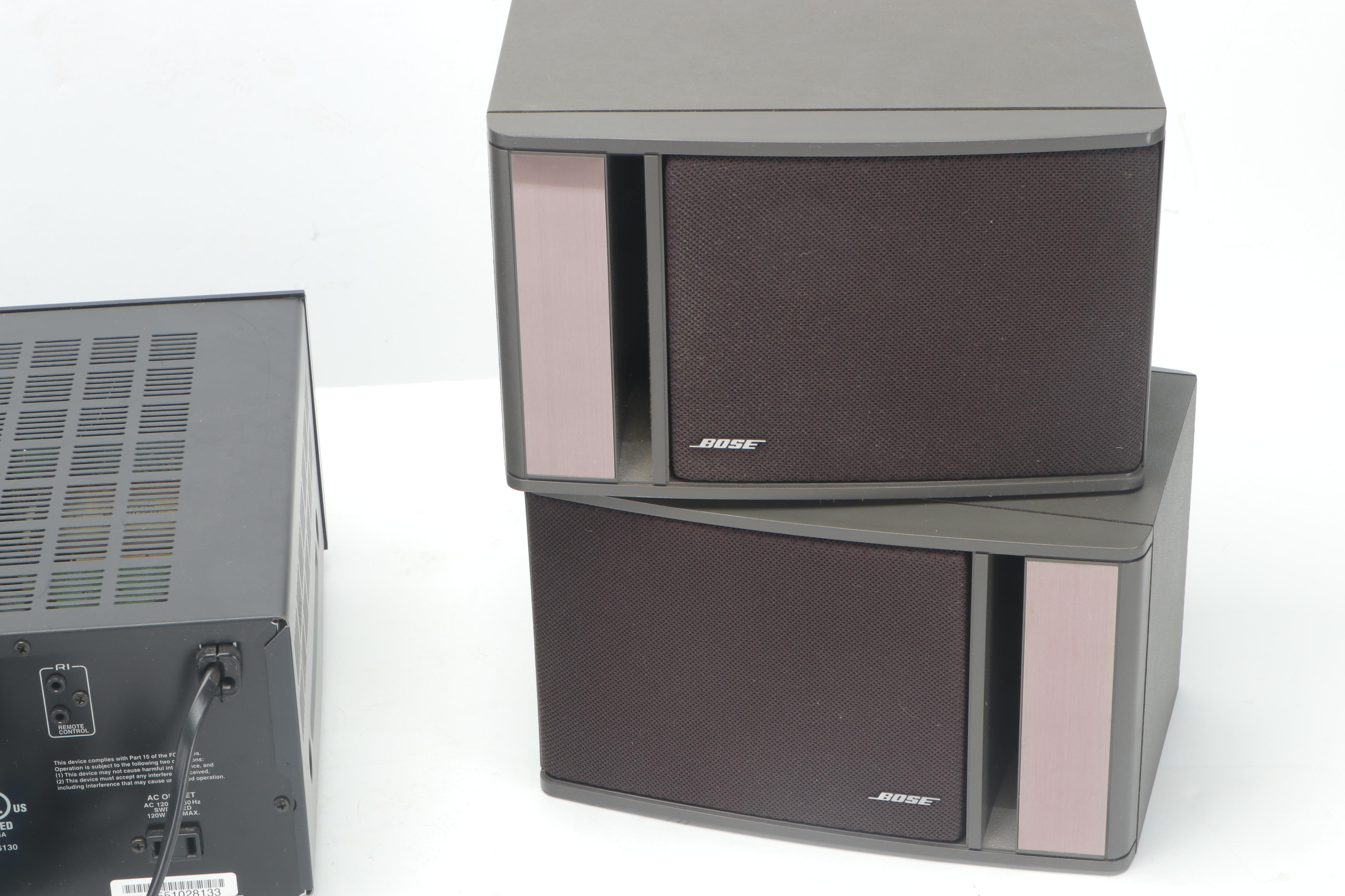 Onkyo TX-8011 Stereo Receiver with Bose Model 141 Speakers