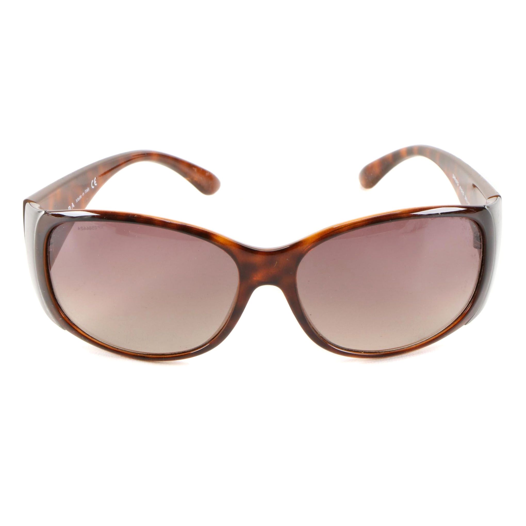 Prada SPR 07G Sunglasses in Brown Havana with Case