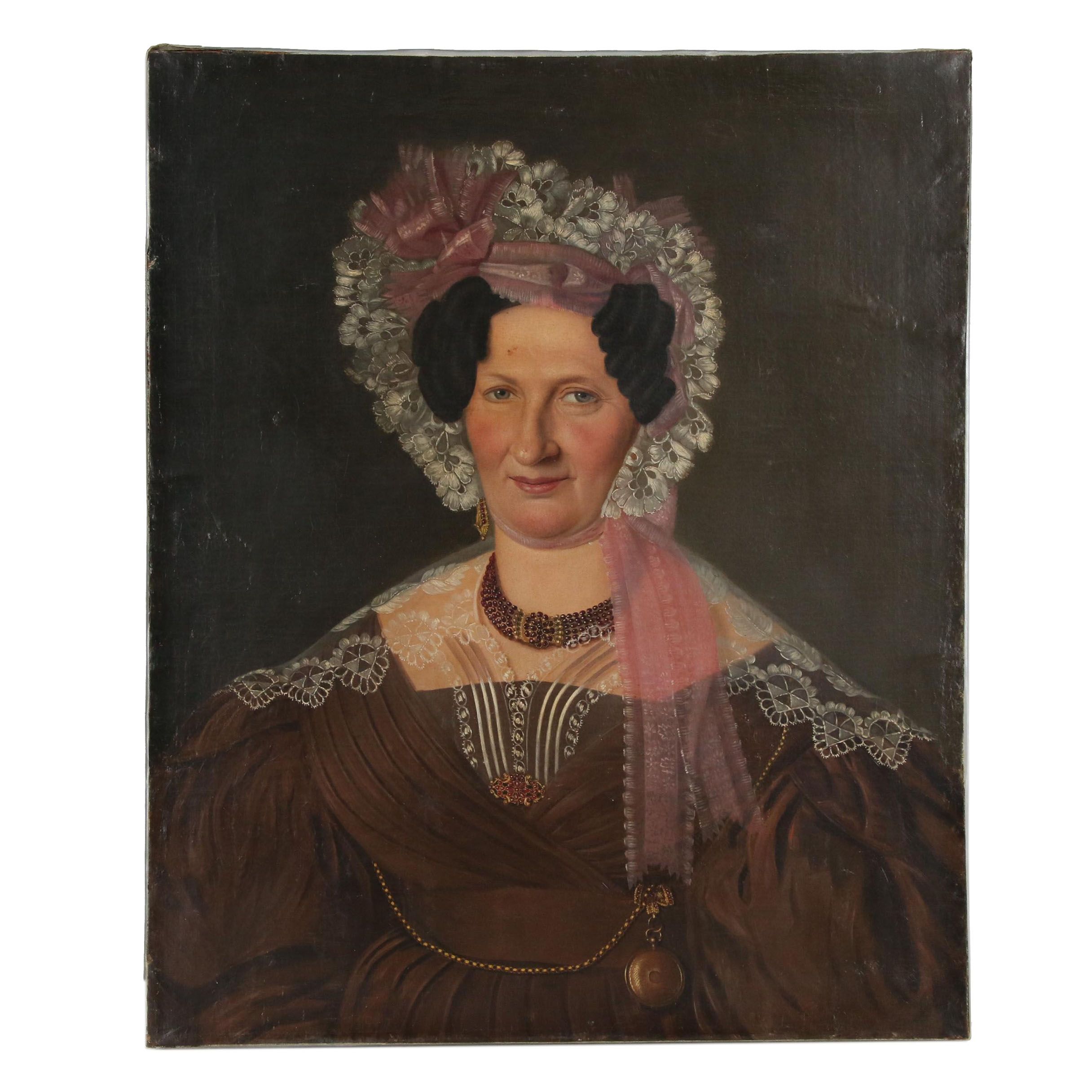 Portrait Oil Painting in the Style of Carl Siegmund Walther