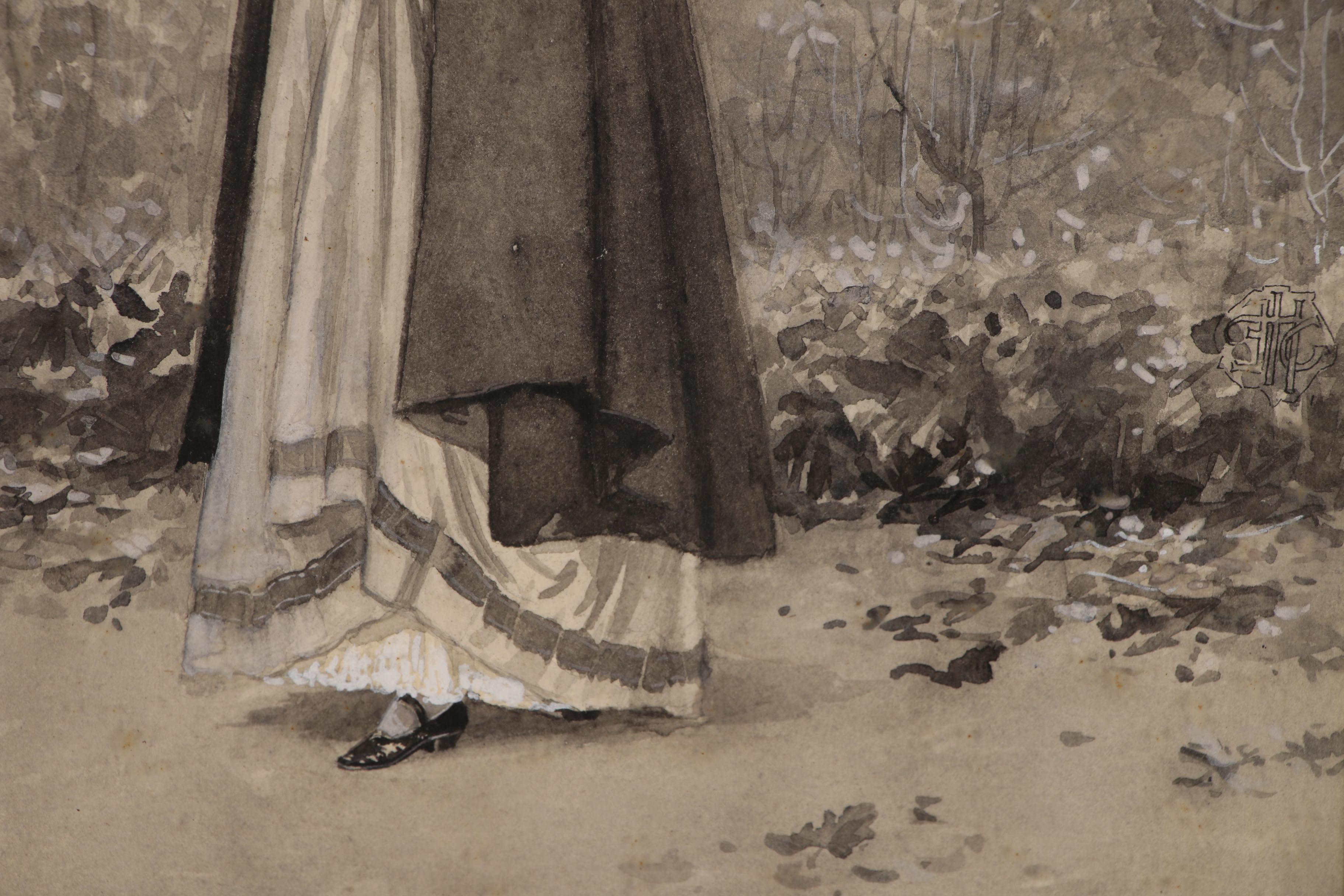 Edmund Henry Garrett Figural Watercolor Painting