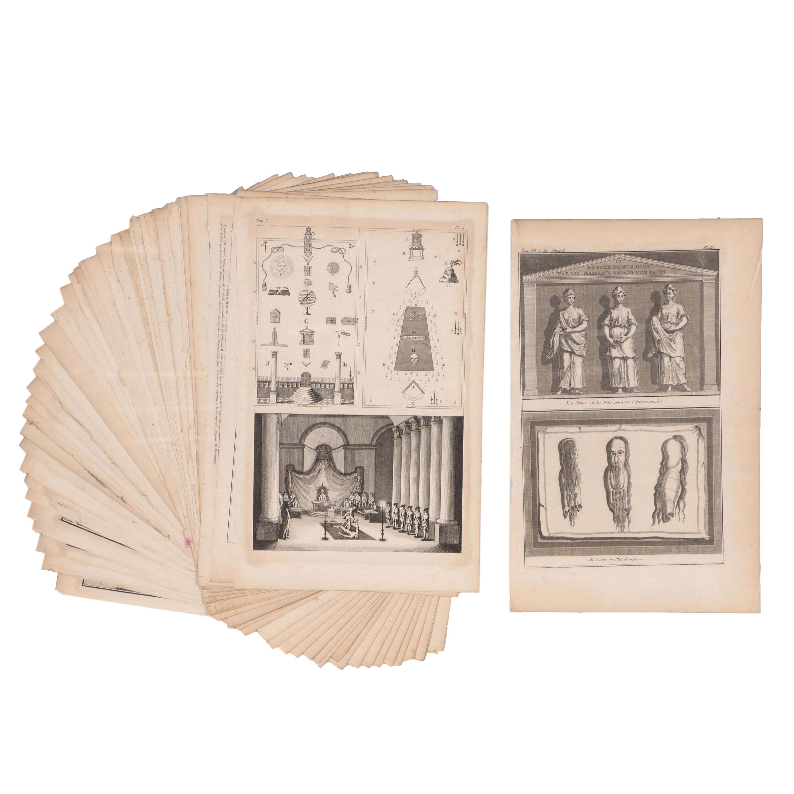 Engravings from "Cérémonies et Coutumes de Tous les Peuples du Monde", 1809