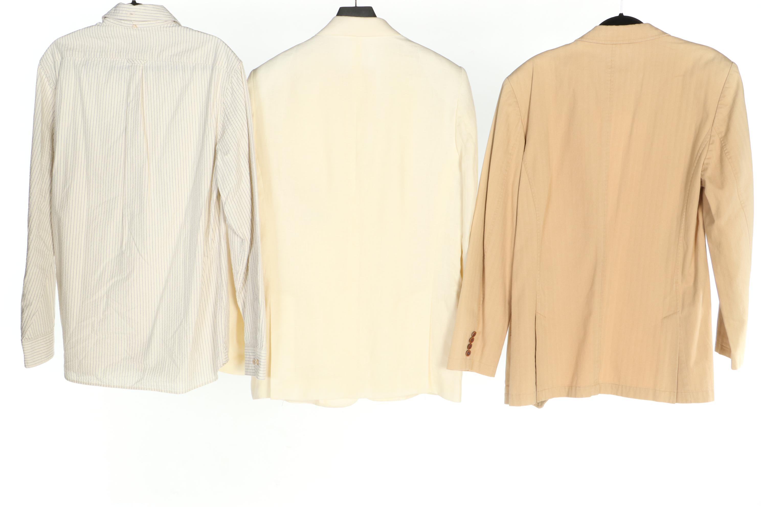 Men's Guideboat Co. and J. Peterman Separates Including St. Regis Camp Blazer