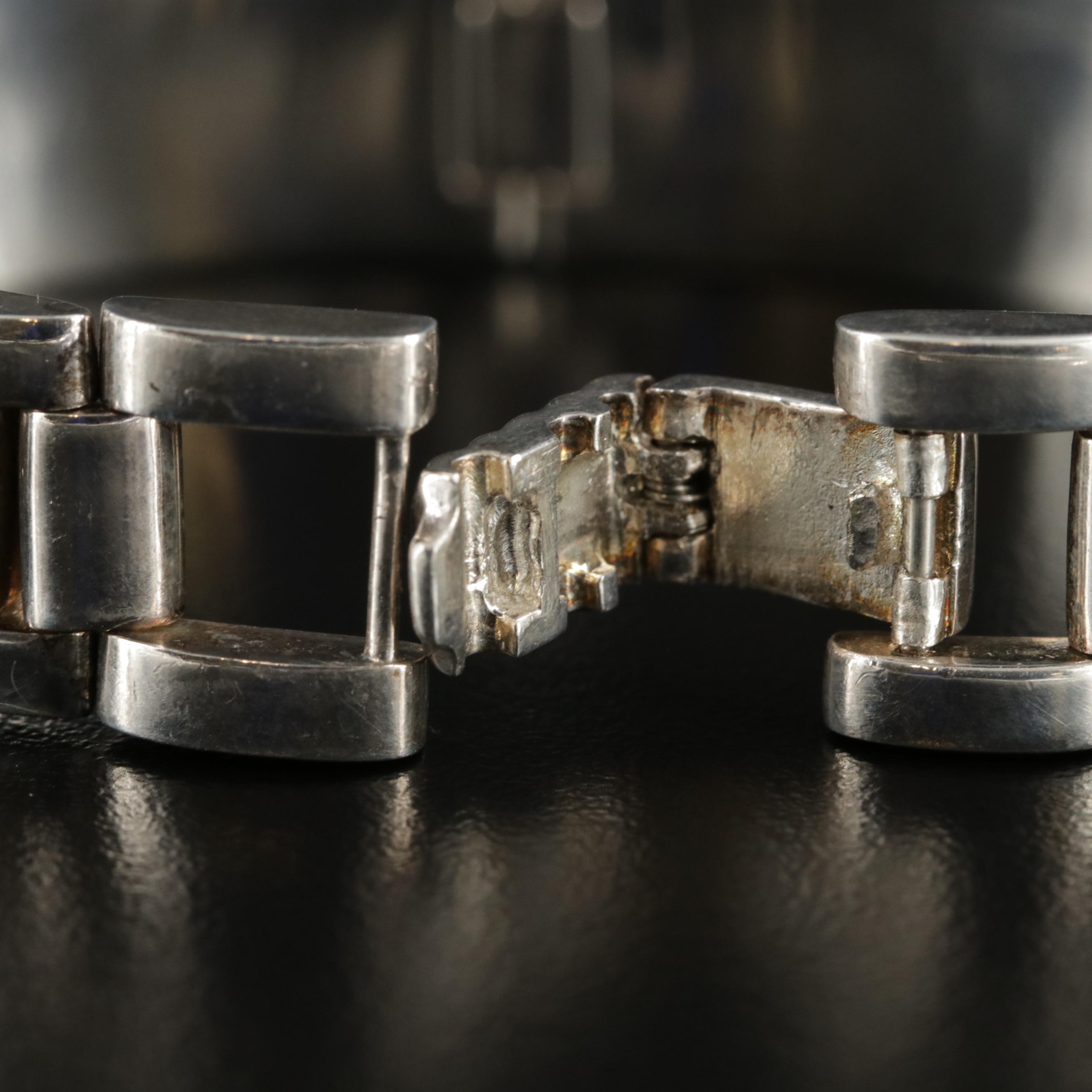 Branden Michael Sterling Silver Sapphire Bracelet