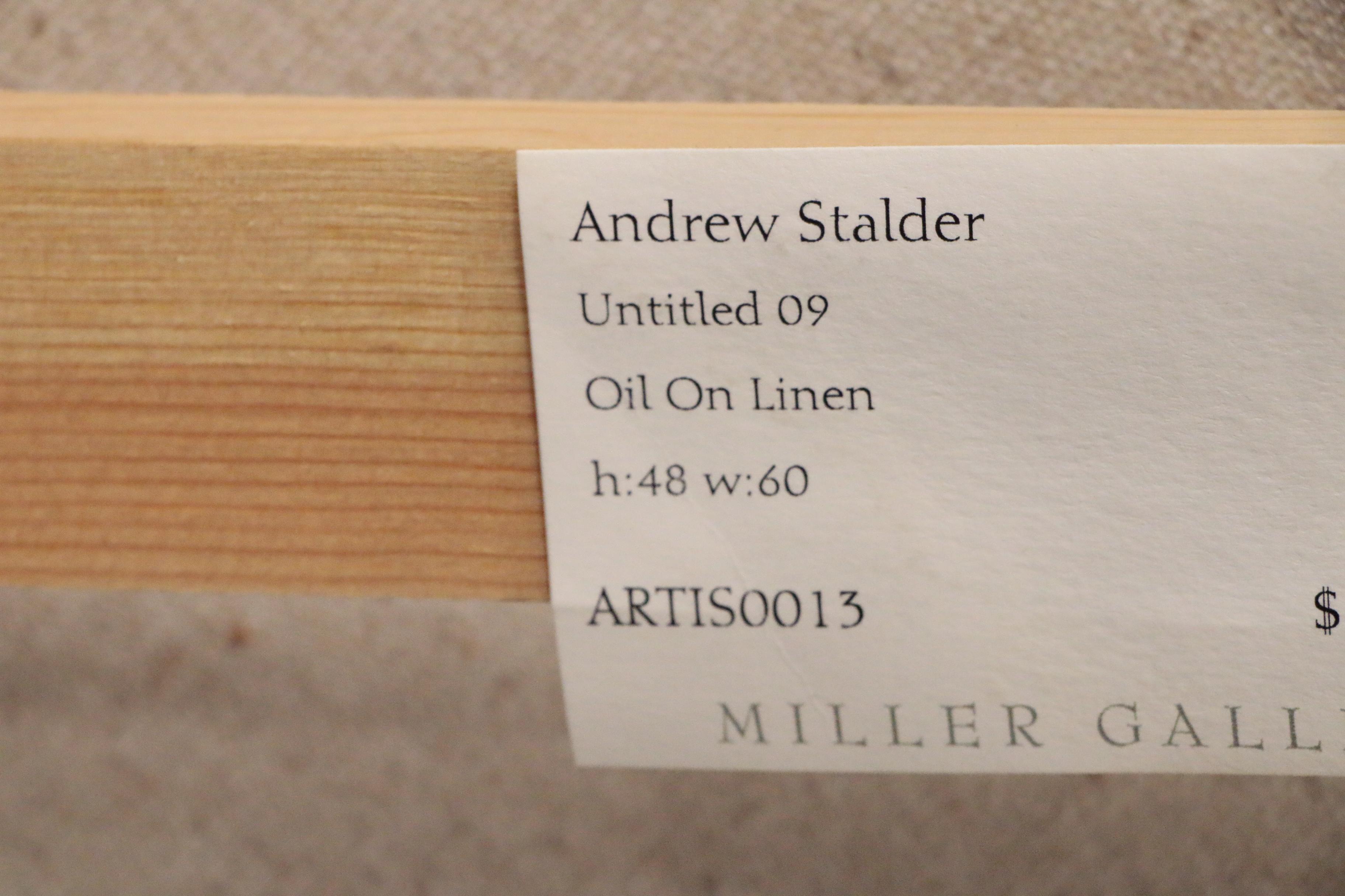 Andrew Stalder Monumental Photorealist Floral Oil Painting