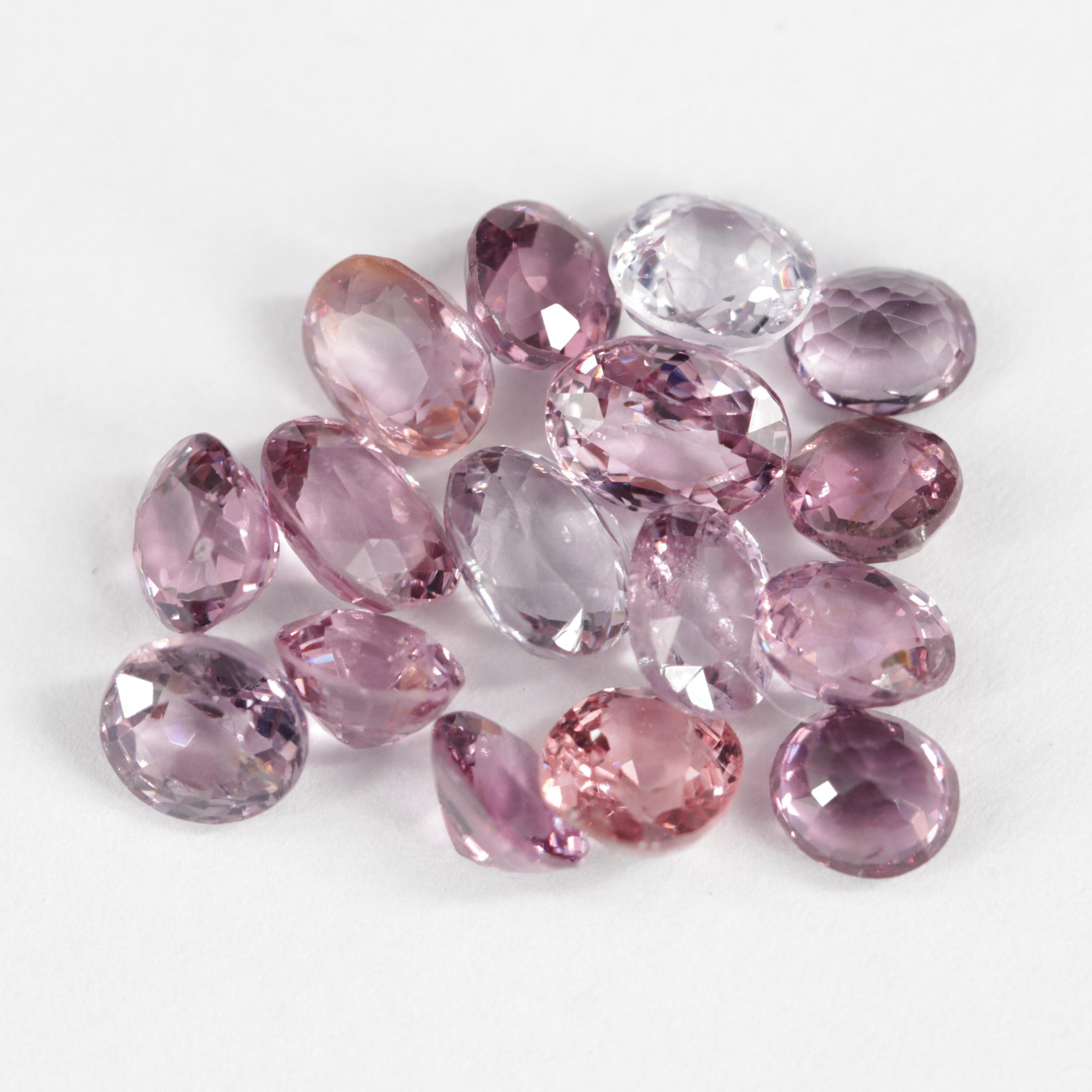 Loose 10.62 CTW Mixed Cut Spinel