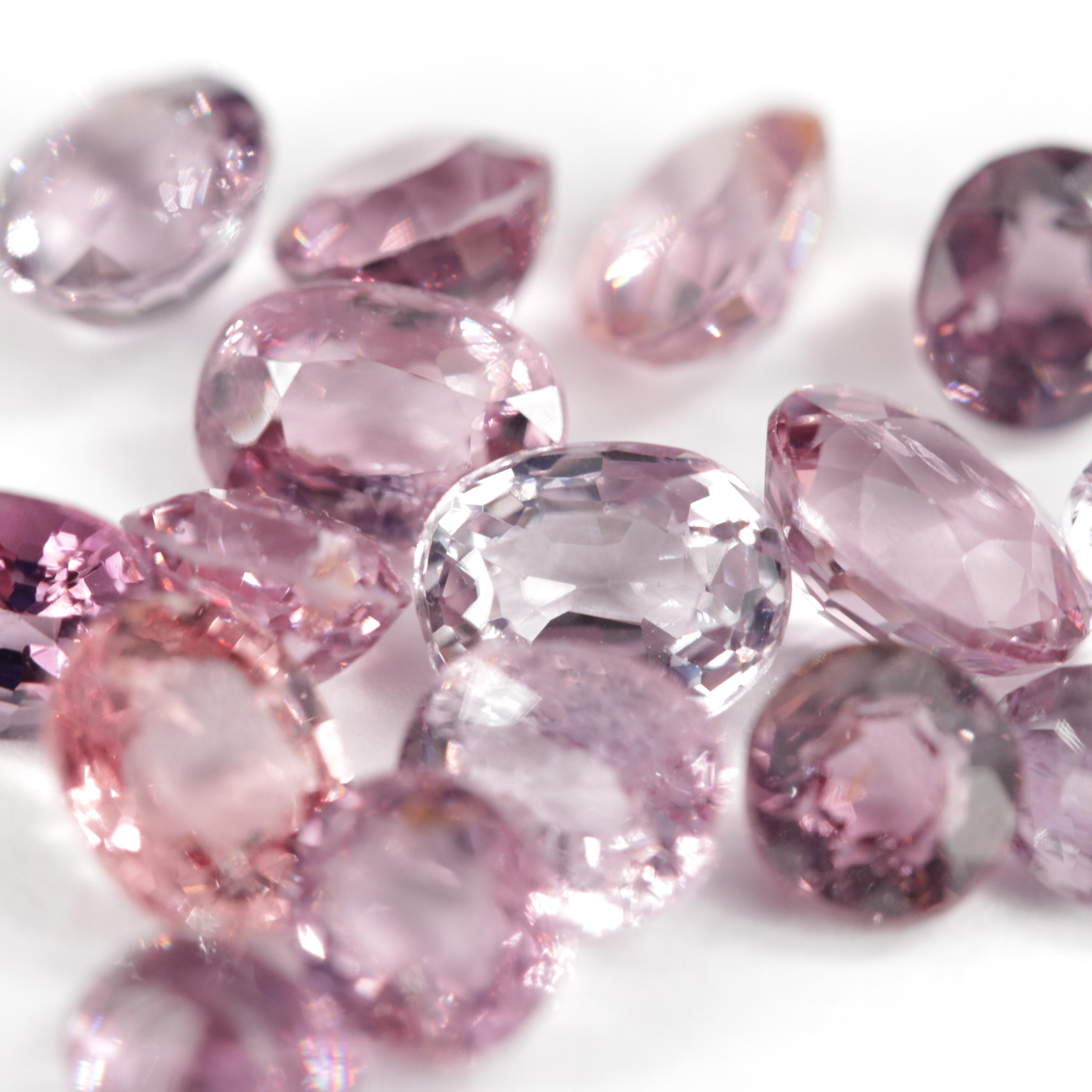 Loose 10.62 CTW Mixed Cut Spinel