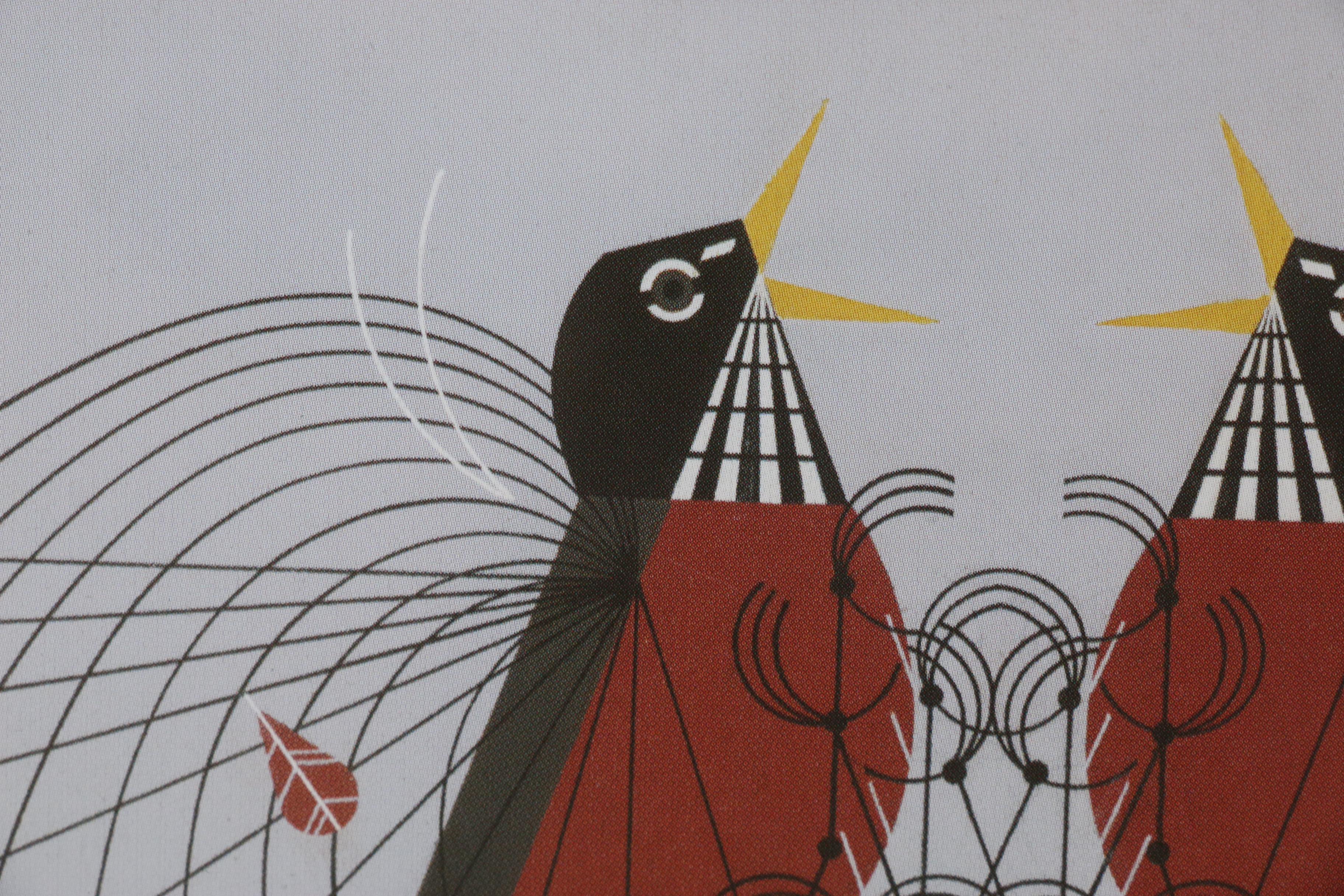 Offset Lithograph after Charley Harper "Round Robin"