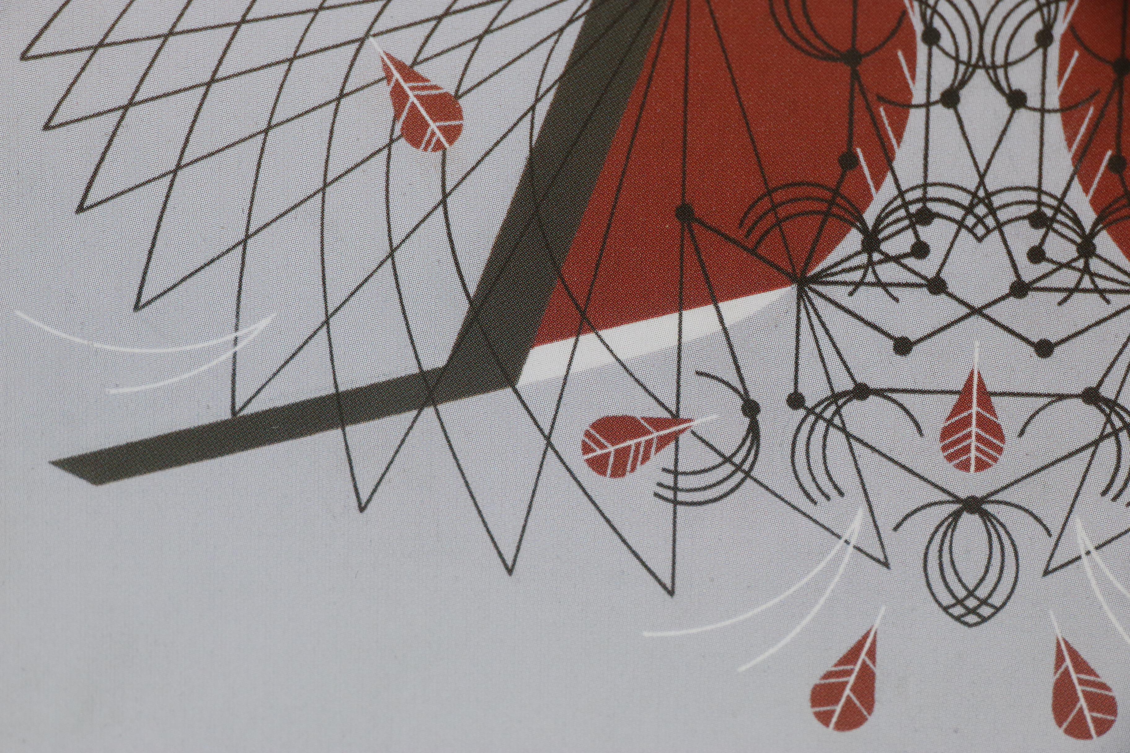 Offset Lithograph after Charley Harper "Round Robin"