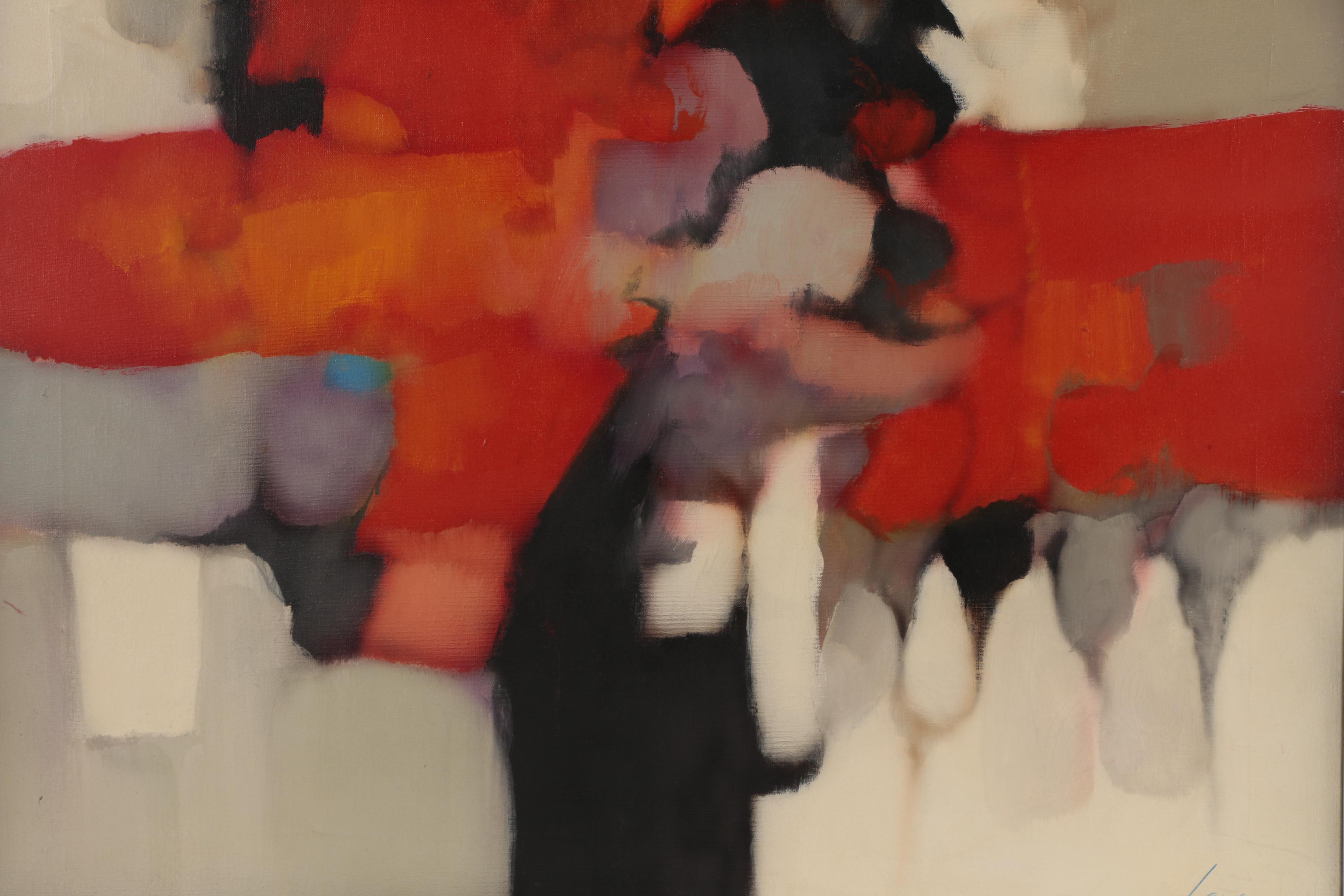 Robert Lawson Abstract Oil Painting