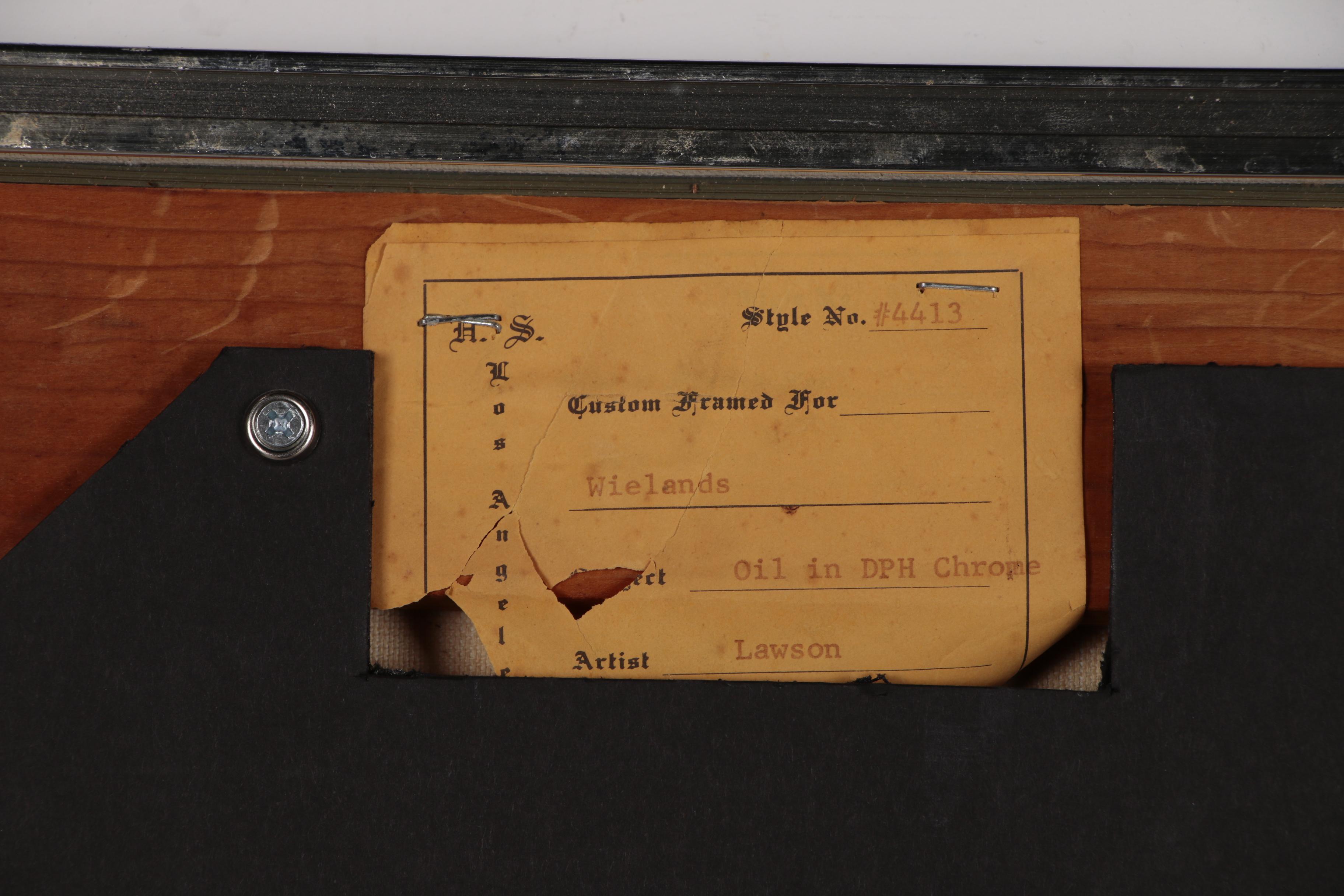 Robert Lawson Abstract Oil Painting