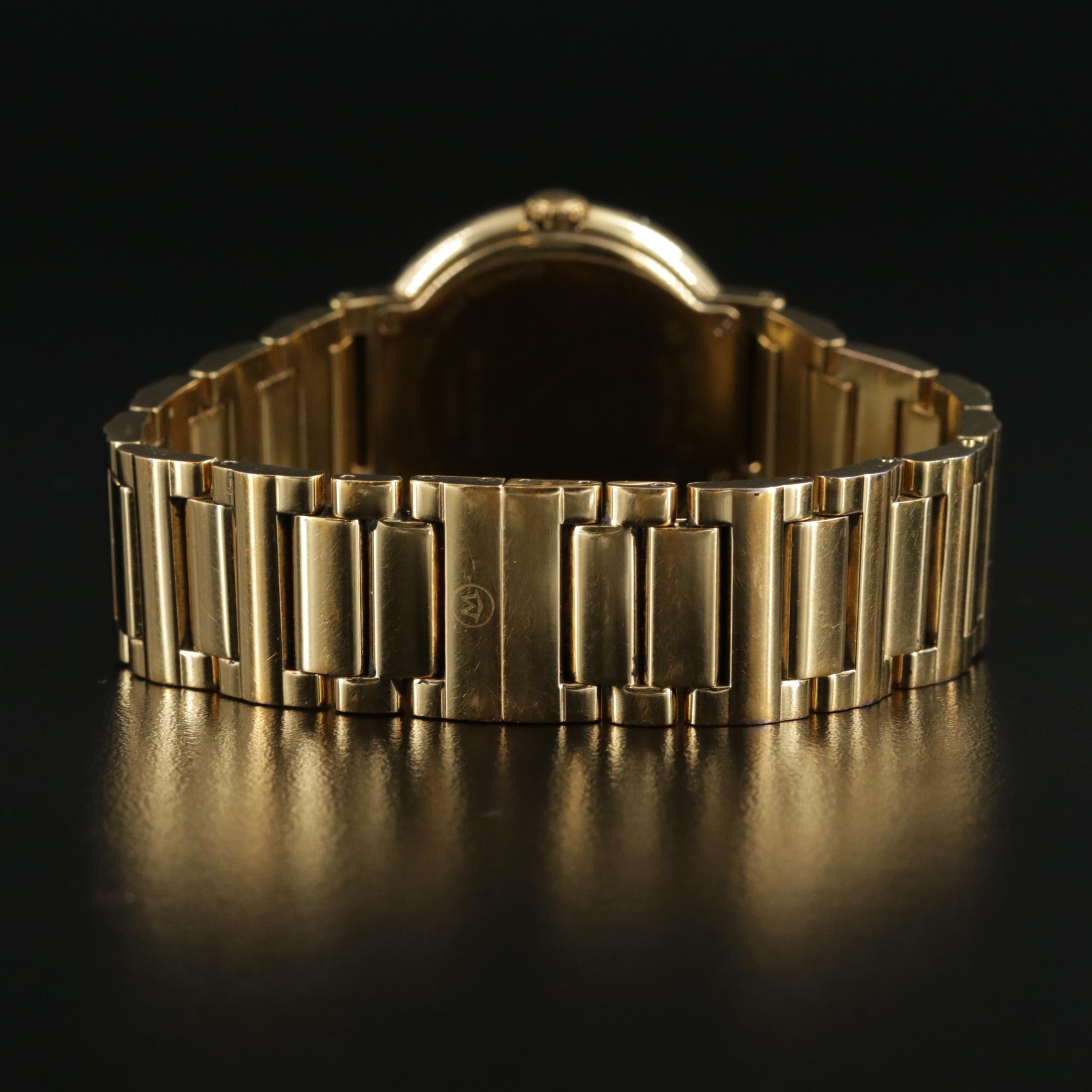 Movado Museum Concerto Stainless Steel and Diamond Bezel Watch