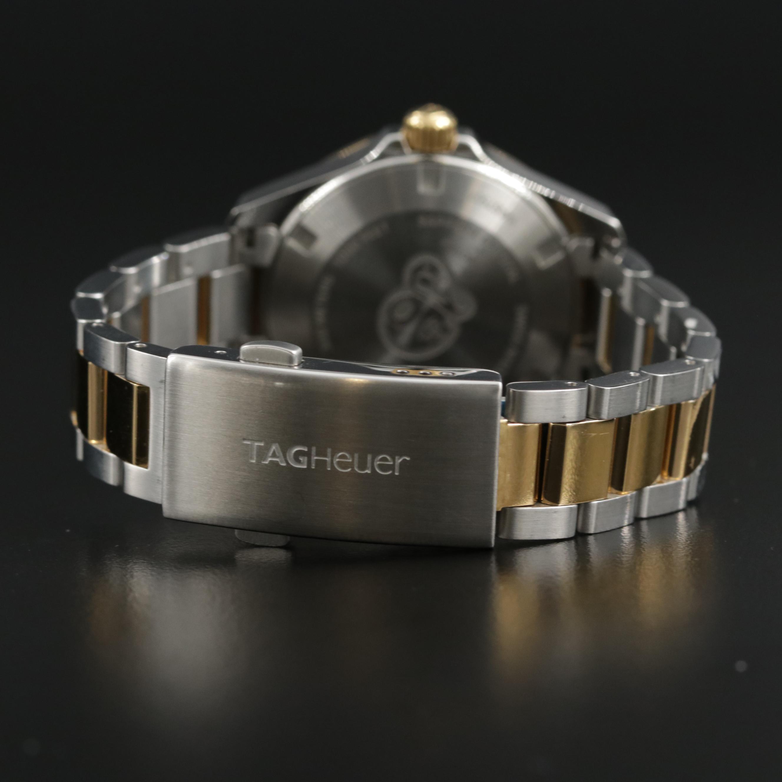 TAG Heuer Aquaracer 300M Two Tone Stainless Steel and Diamond Quartz Watch