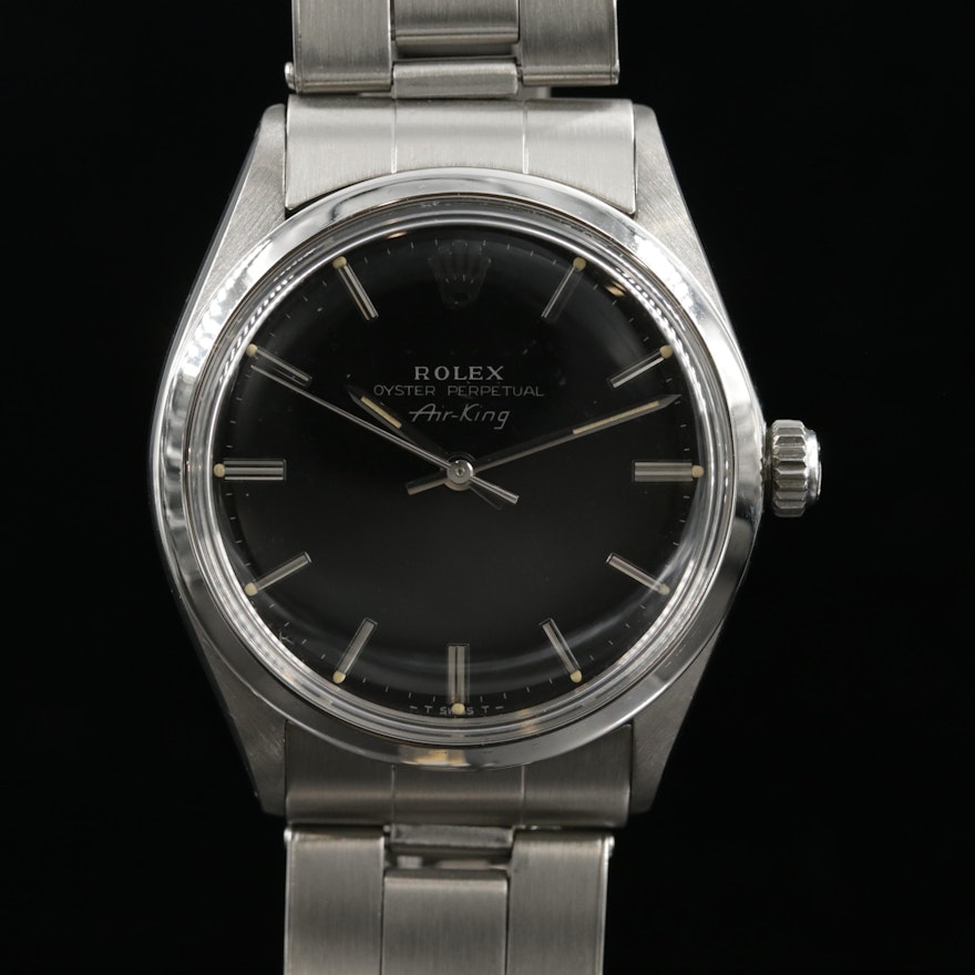 Rolex Air - King Stainless Steel Automatic Wristwatch