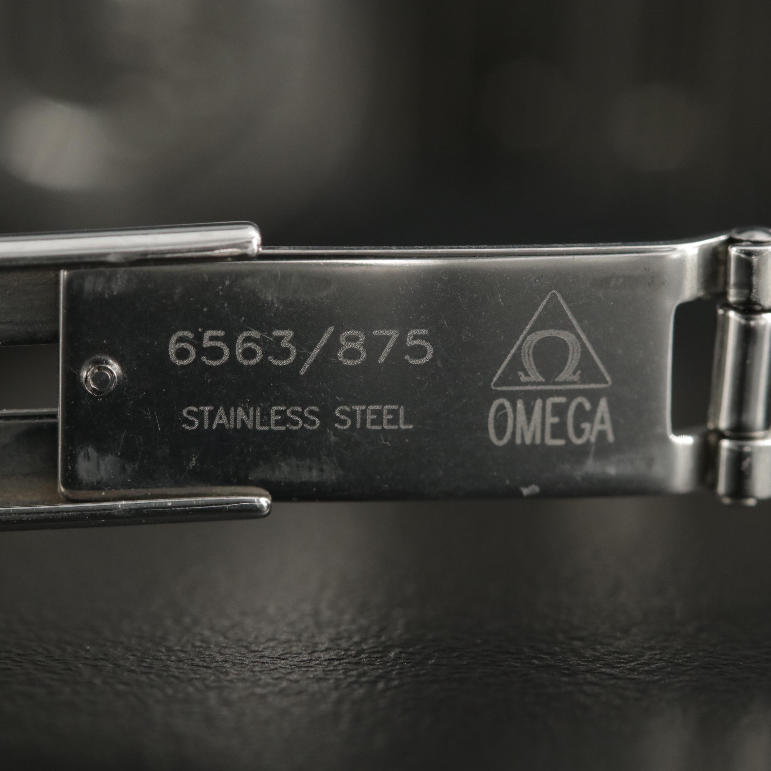 Omega Constellation Stainless Steel And Diamond Bezel Watch