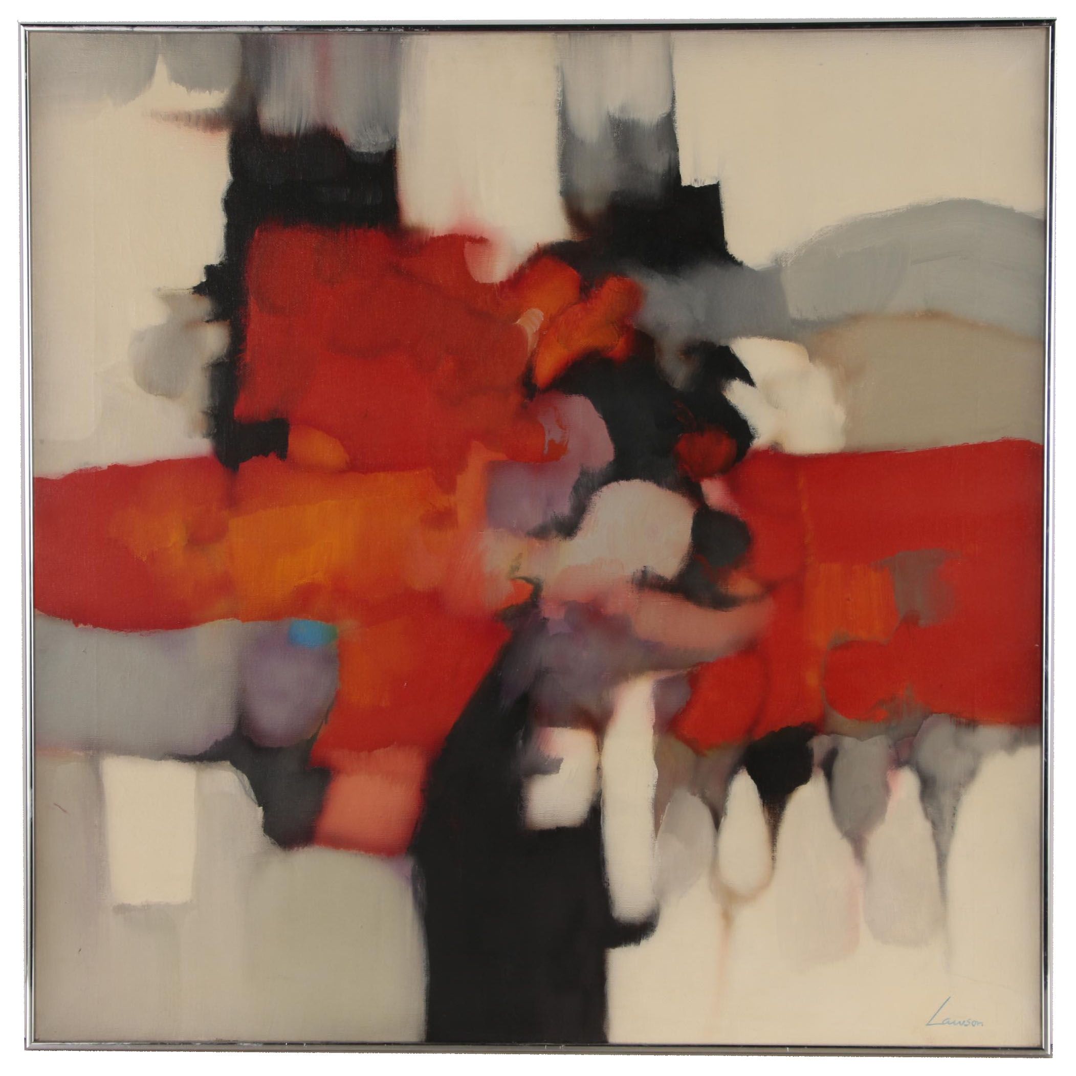 Robert Lawson Abstract Oil Painting