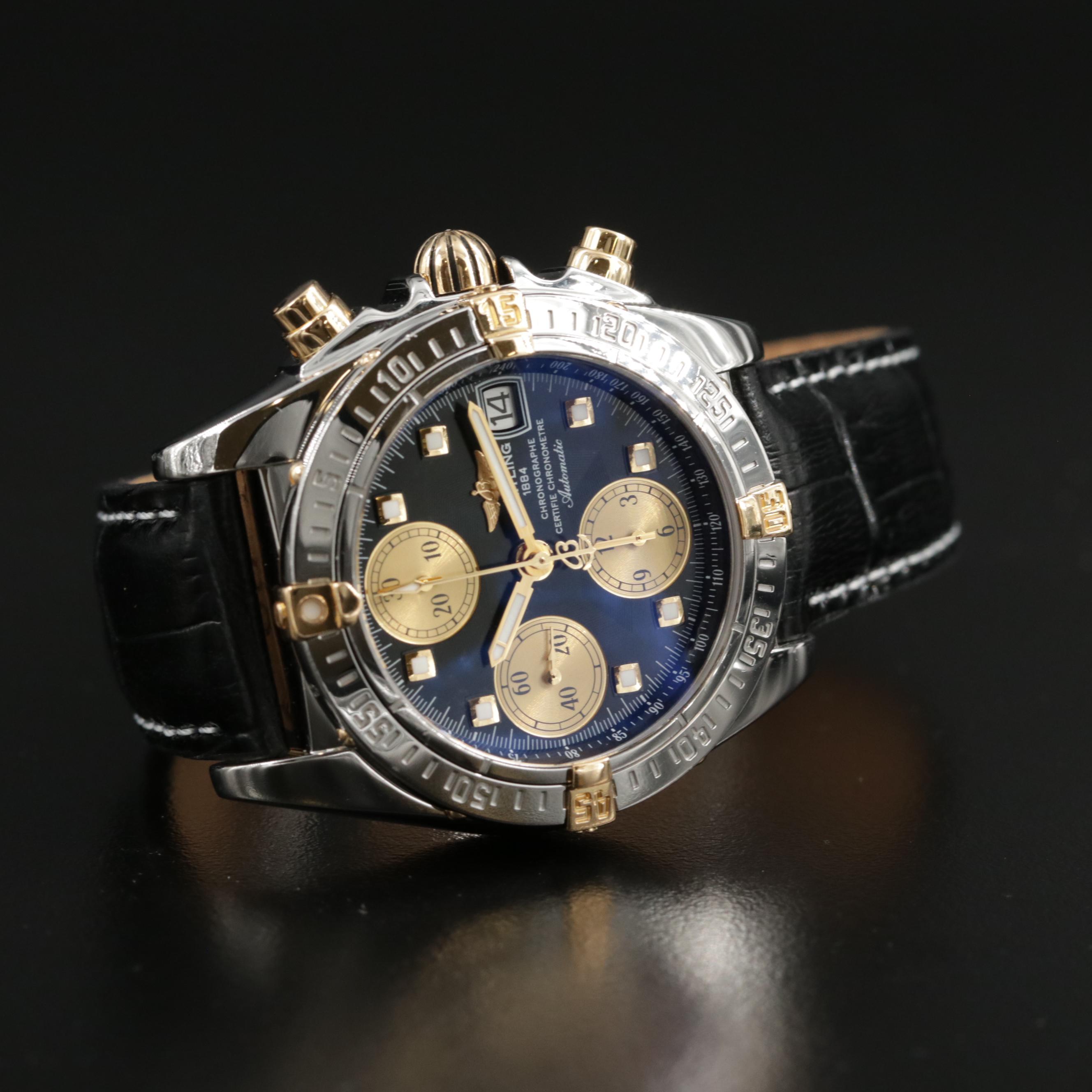 Breitling Cockpit Chronograph 18K Gold And Stainless Steel Automatic Watch