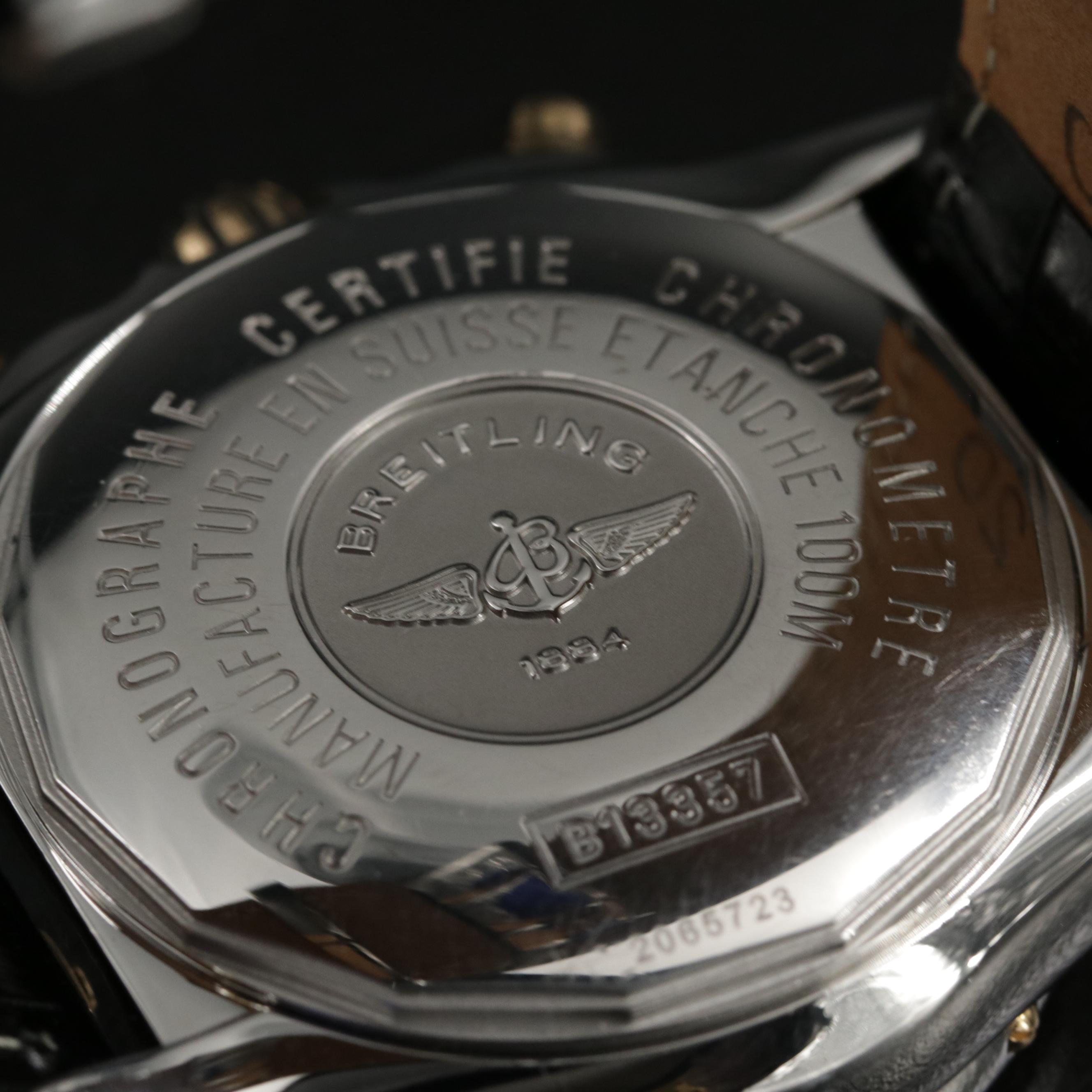 Breitling Cockpit Chronograph 18K Gold And Stainless Steel Automatic Watch