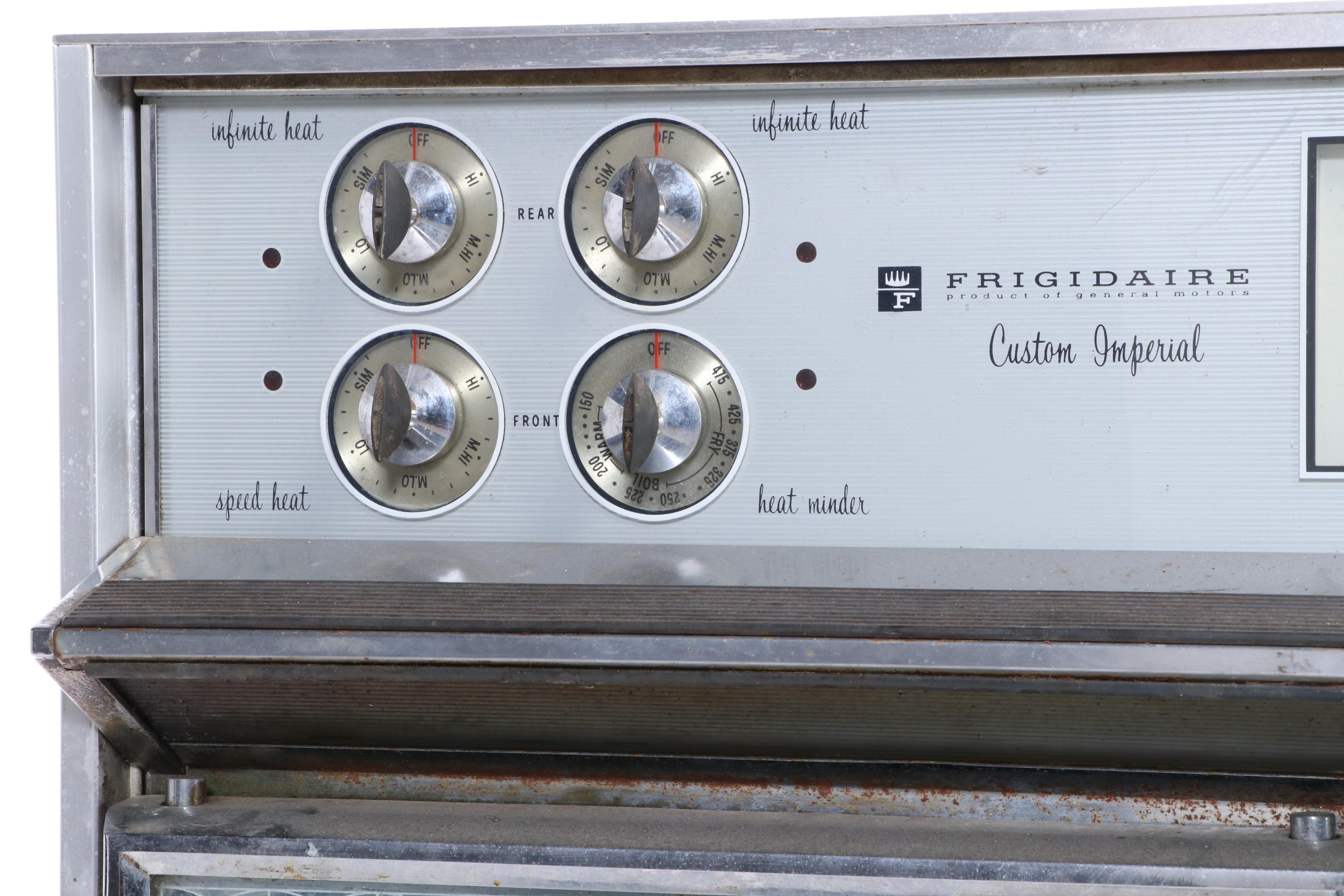 Frigidaire Custom Imperial Flair Electric Range Double Oven, 1960s