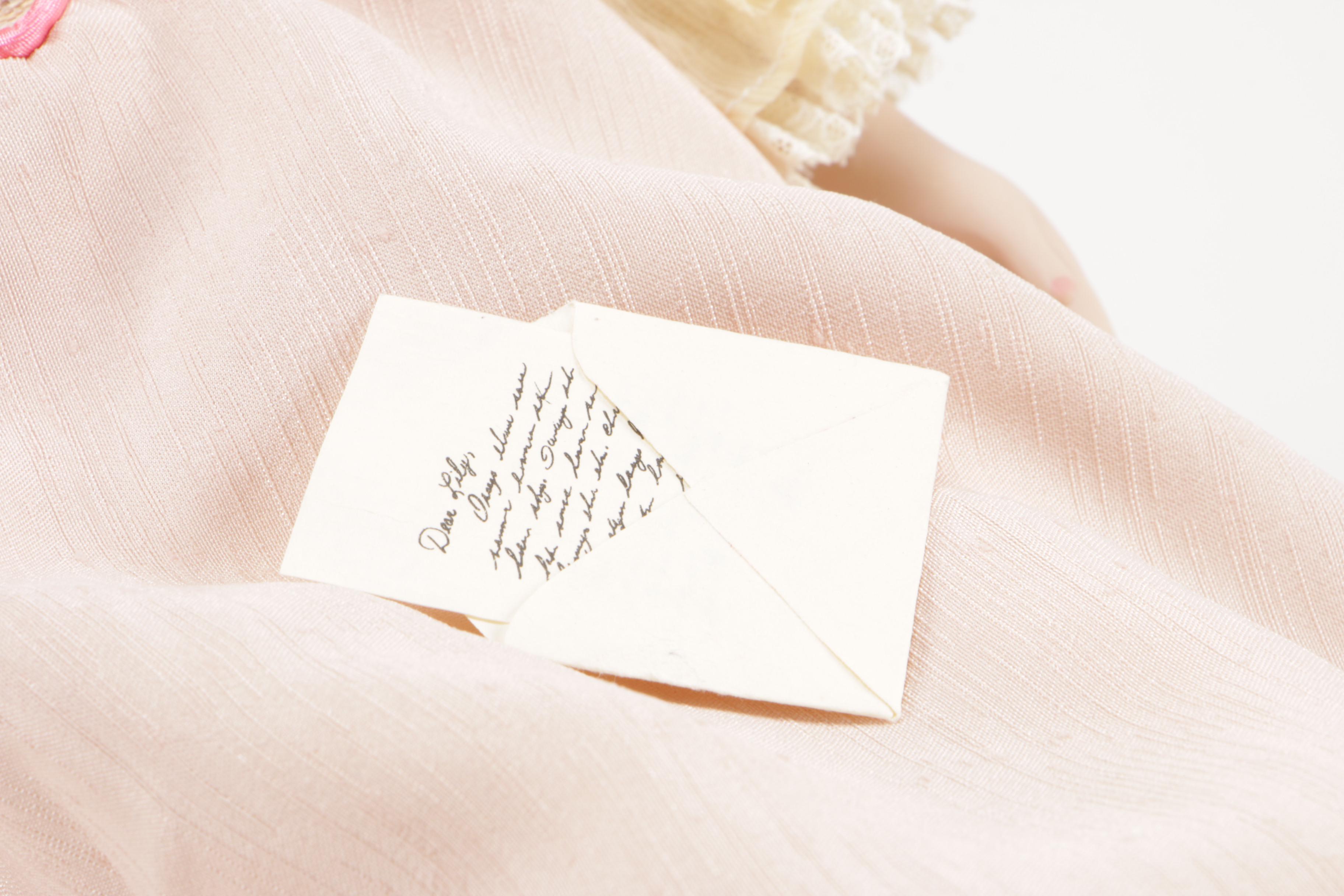 Danbury Mint “The Love Letter” Lily Porcelain Doll by Judy Belle