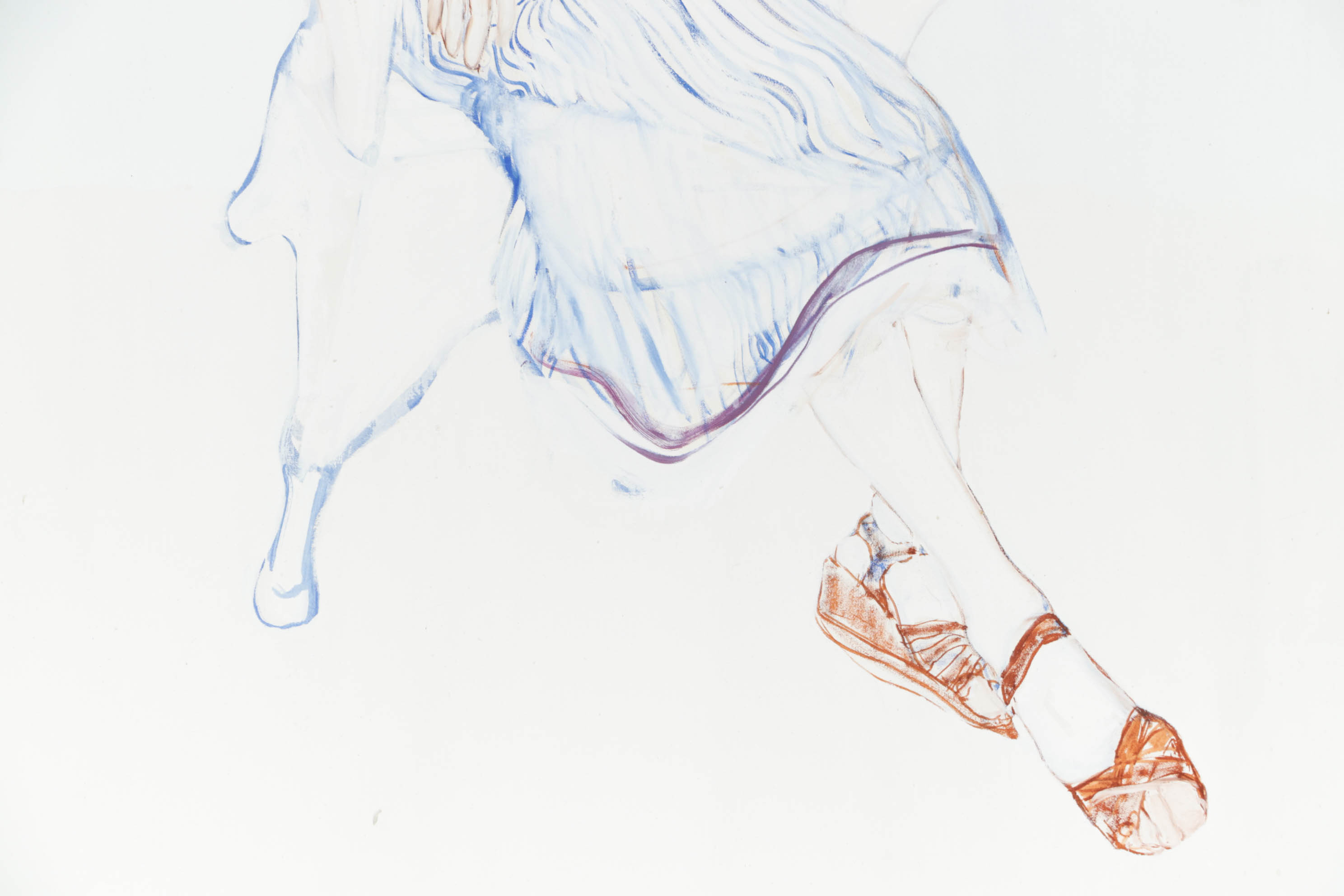 Ann Curran Turner Female Seated Portrait Oil Painting