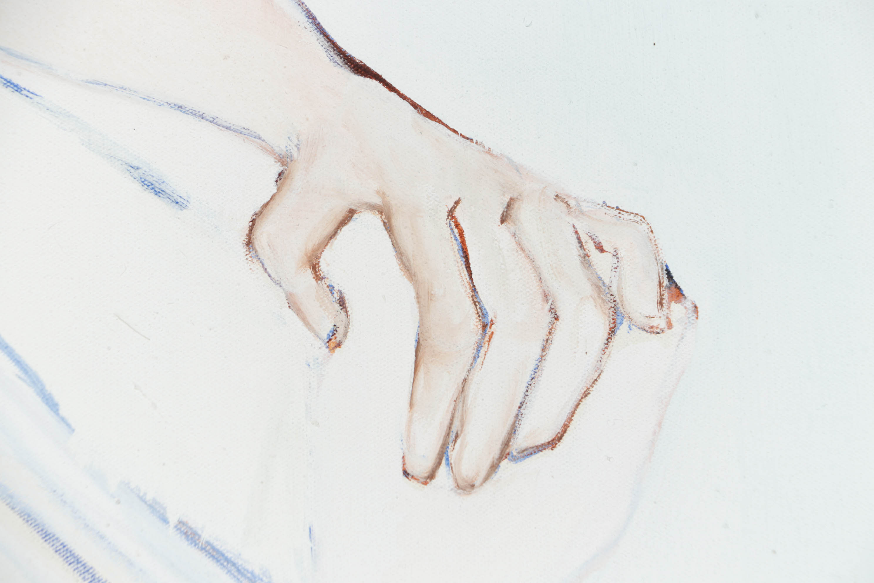 Ann Curran Turner Female Seated Portrait Oil Painting