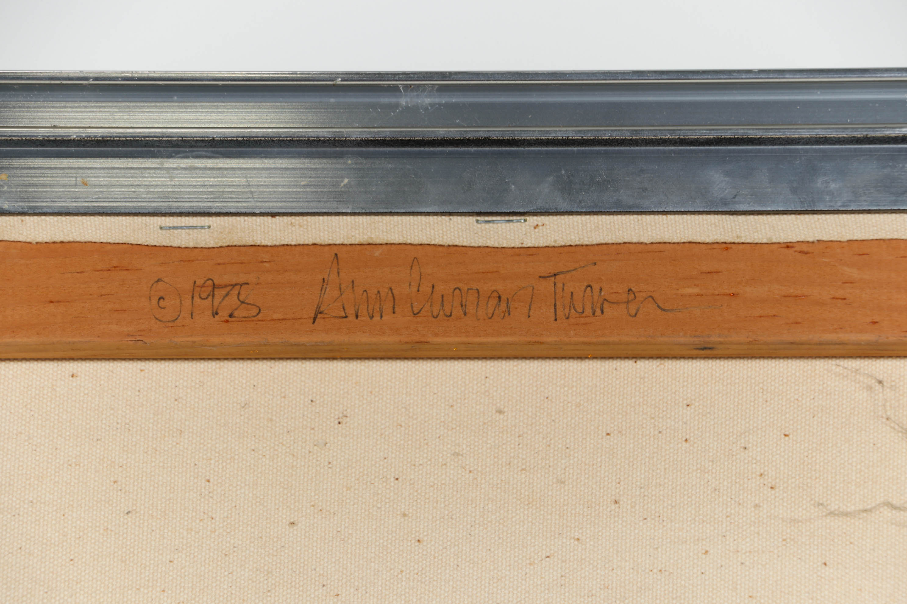 Ann Curran Turner Female Seated Portrait Oil Painting