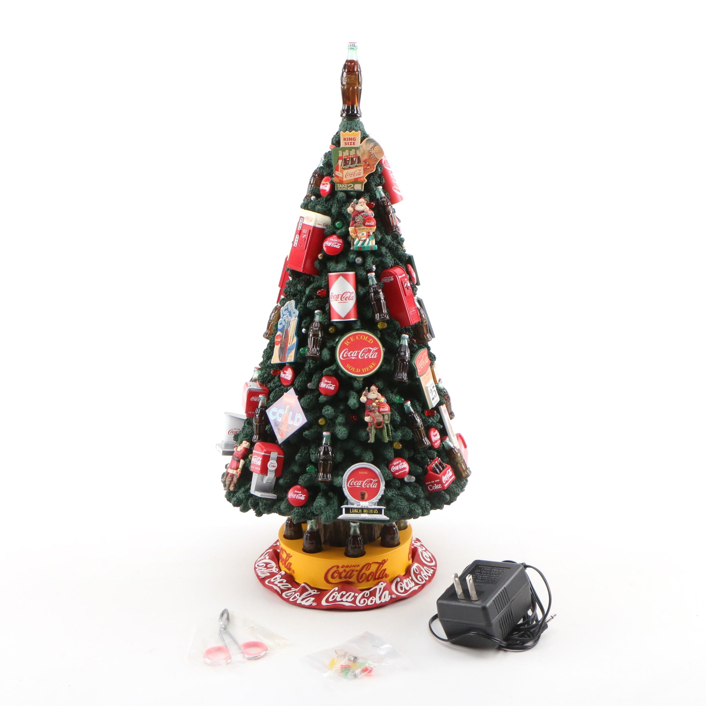 The Danbury Mint "The Coca-Cola Christmas Tree" Table Décor, 2000
