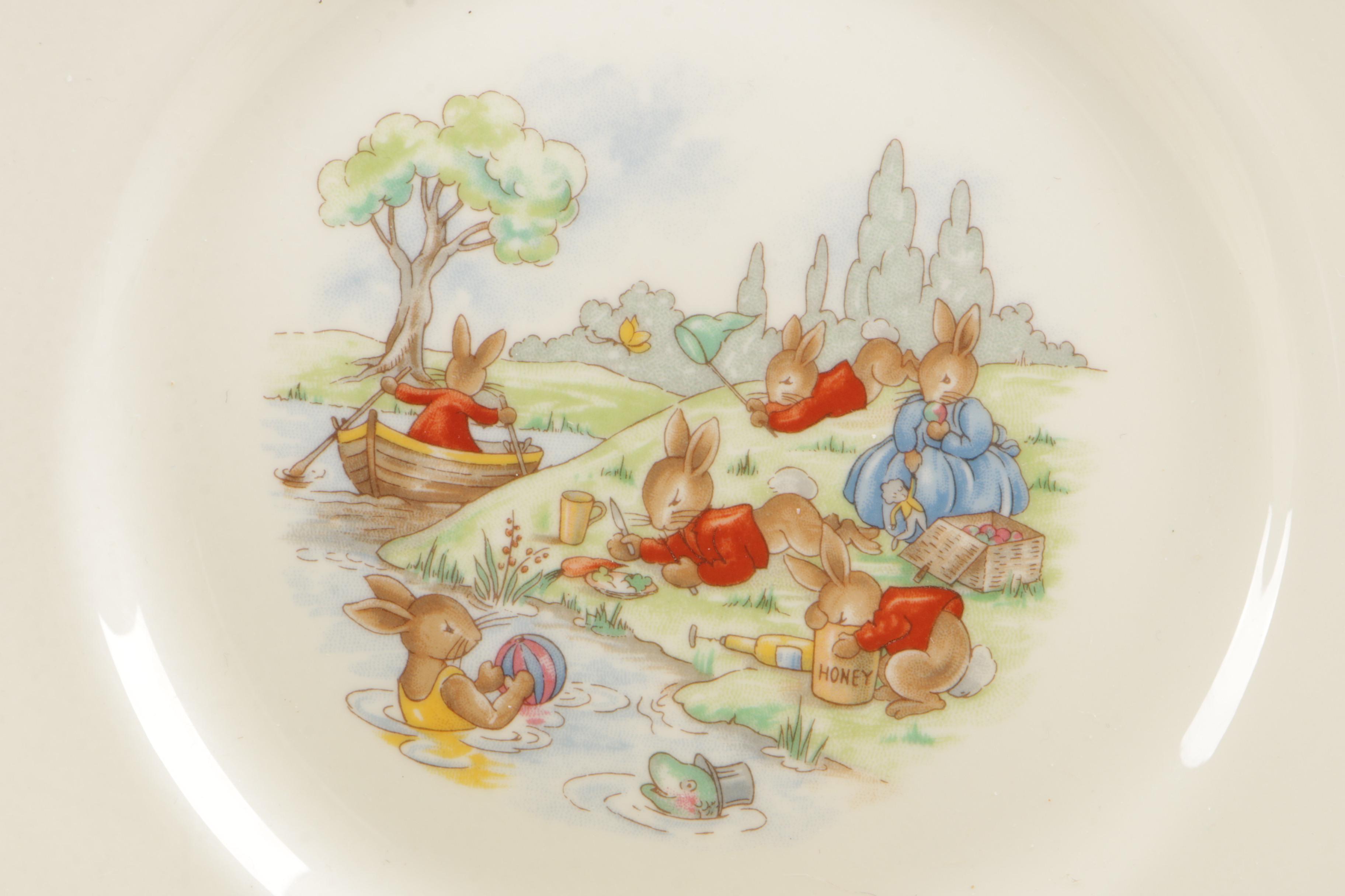 Royal Doulton "Bunnykins" and Wedgwood "Peter Rabbit" Children's Dinnerware