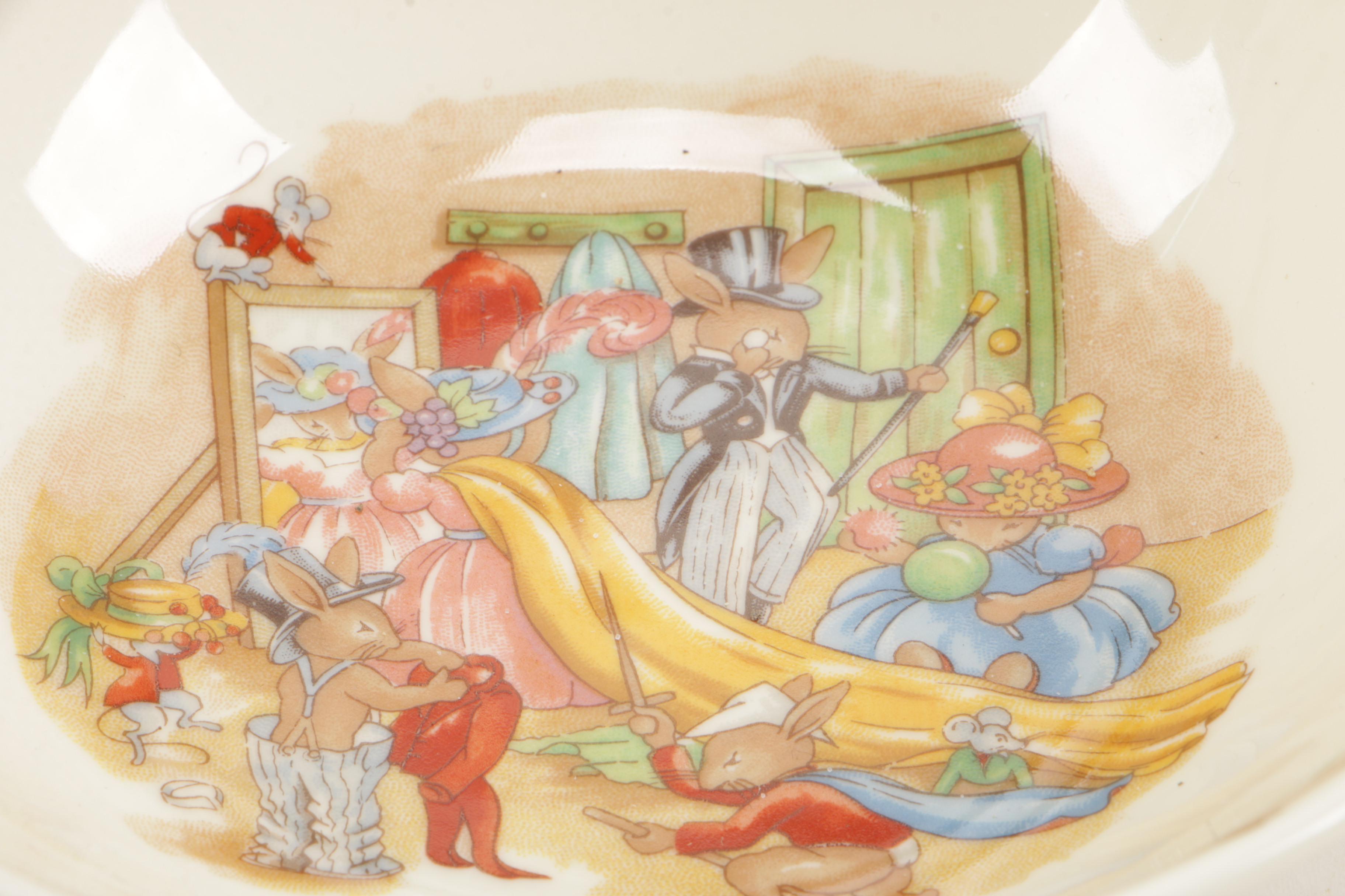 Royal Doulton "Bunnykins" and Wedgwood "Peter Rabbit" Children's Dinnerware