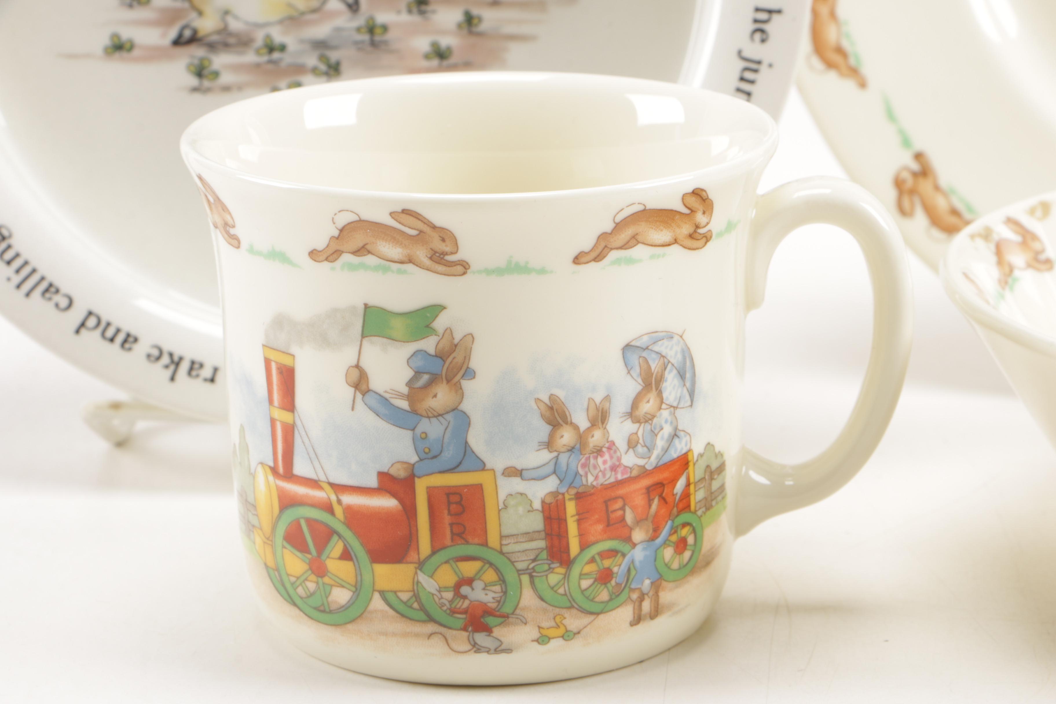 Royal Doulton "Bunnykins" and Wedgwood "Peter Rabbit" Children's Dinnerware