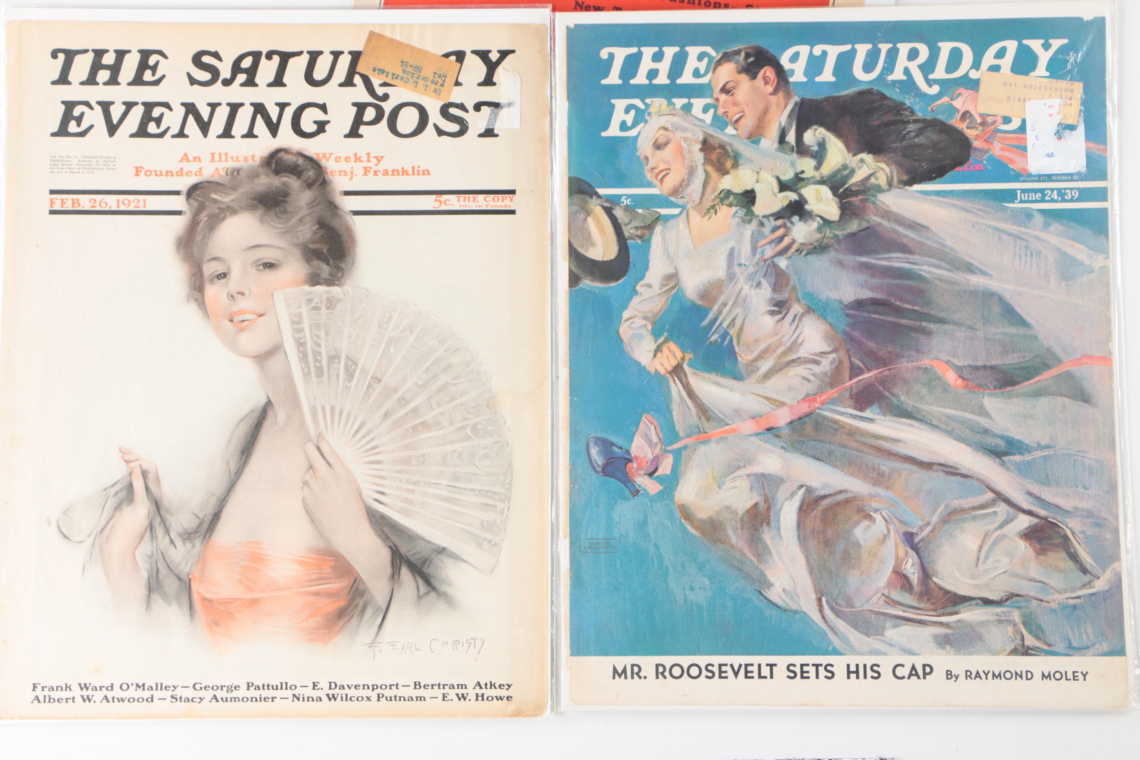 Magazine Covers From "McCall's," "Pictorial Review," and More, Early-Mid 20th C.