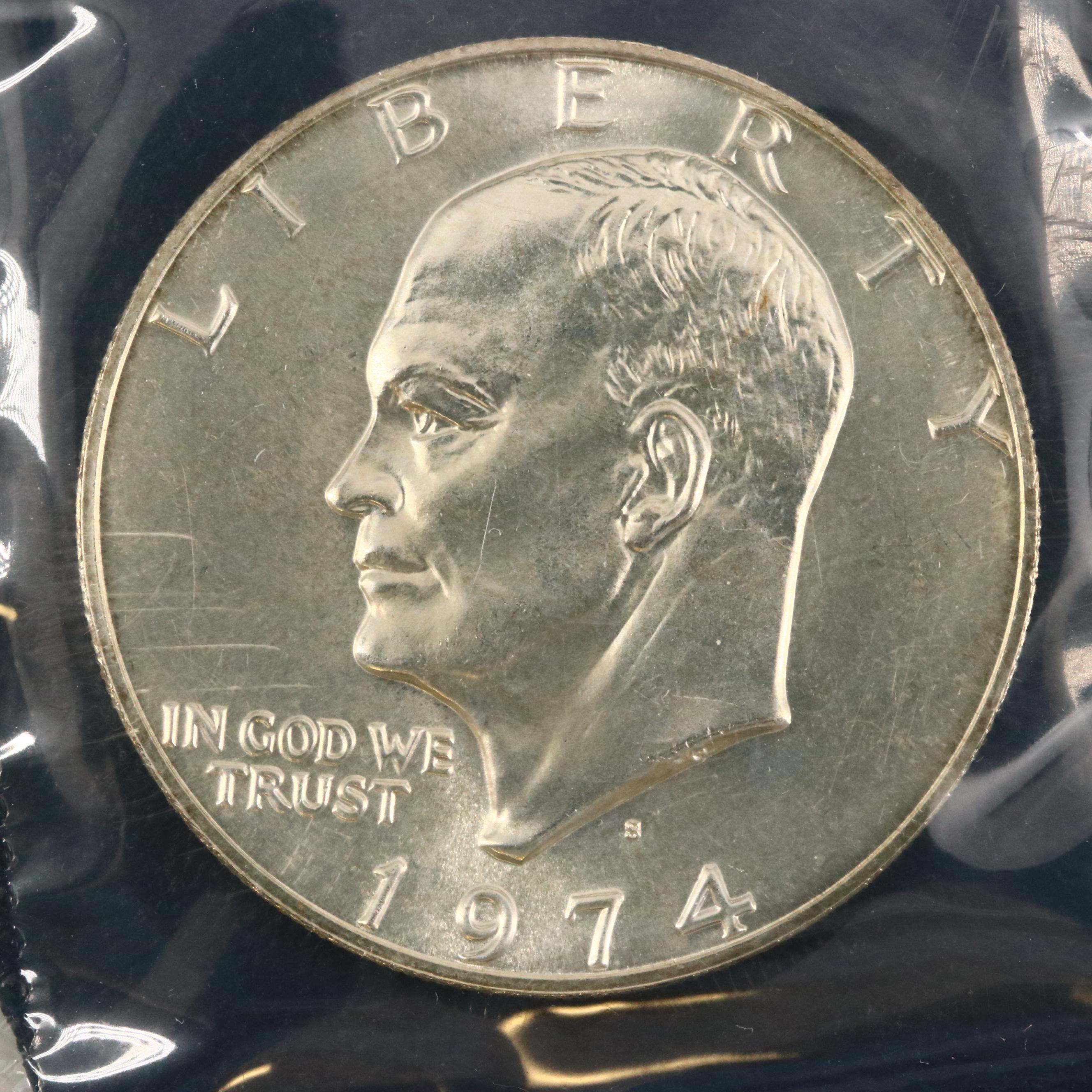 Uncirculated Eisenhower Silver Dollars