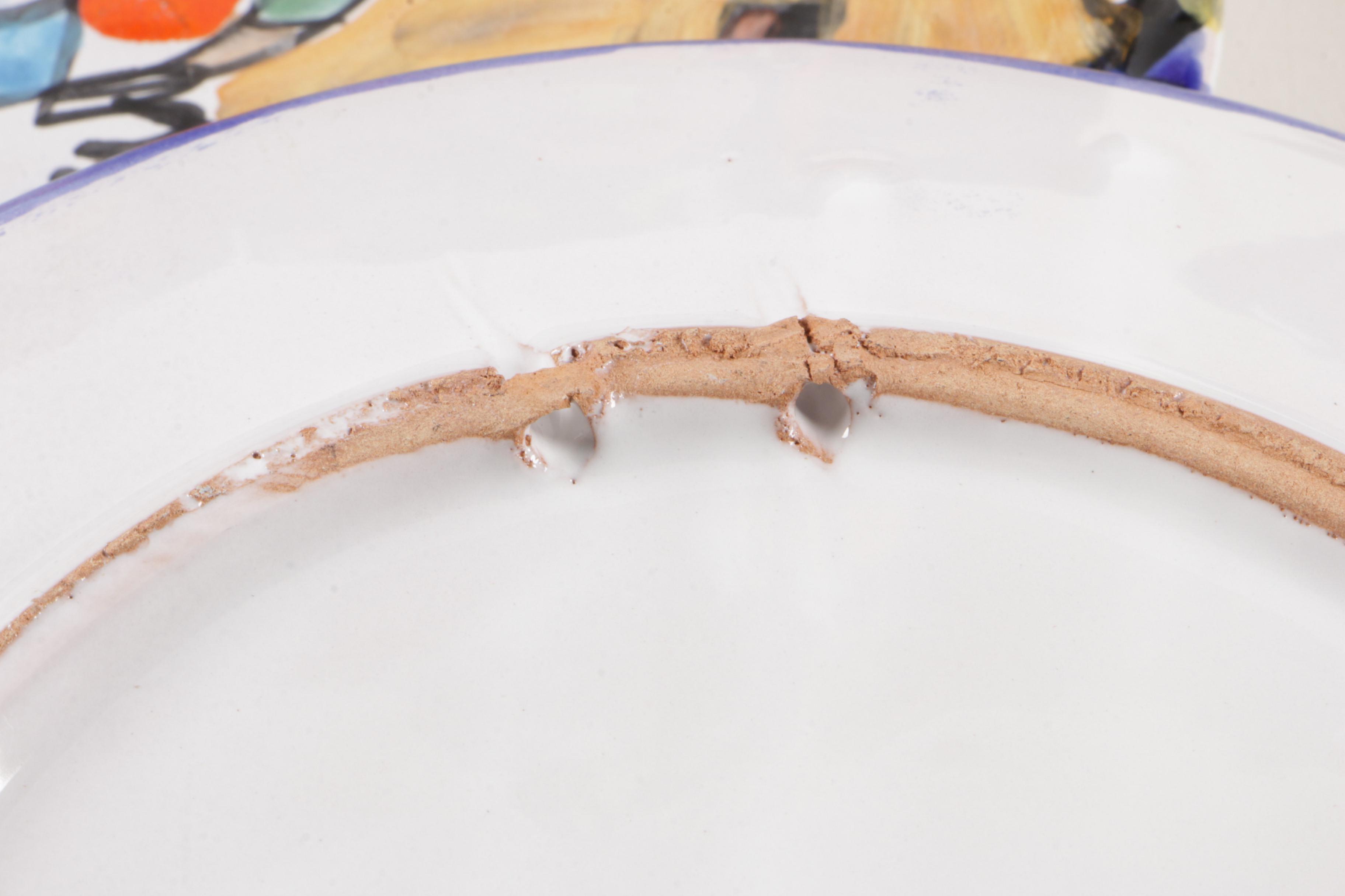 La Musa Sicilian Hand-Painted Folk Art Pottery Plates and Mugs