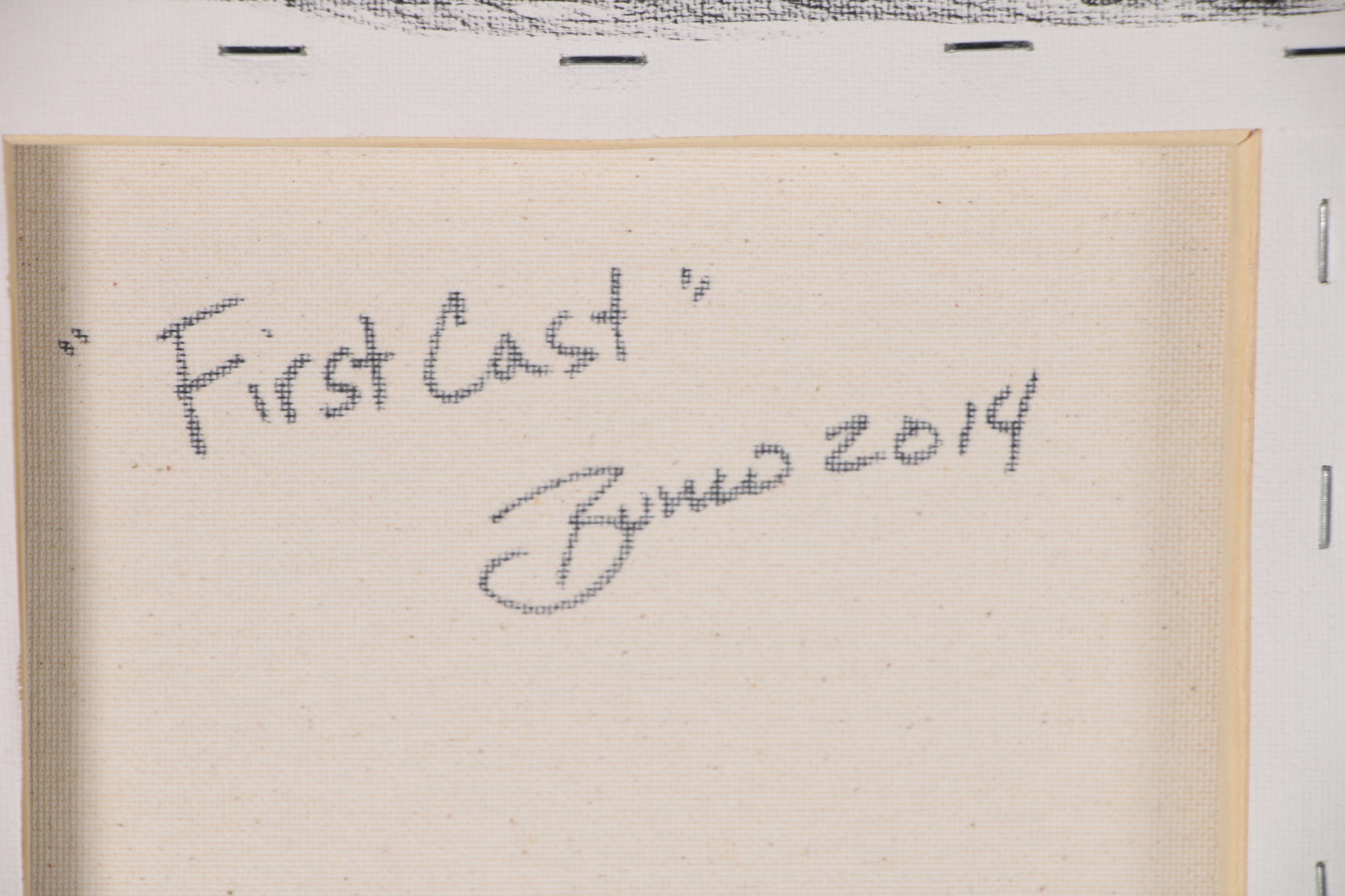 Douglas “Bumo” Johnpeer Landscape Oil Painting "First Cast"