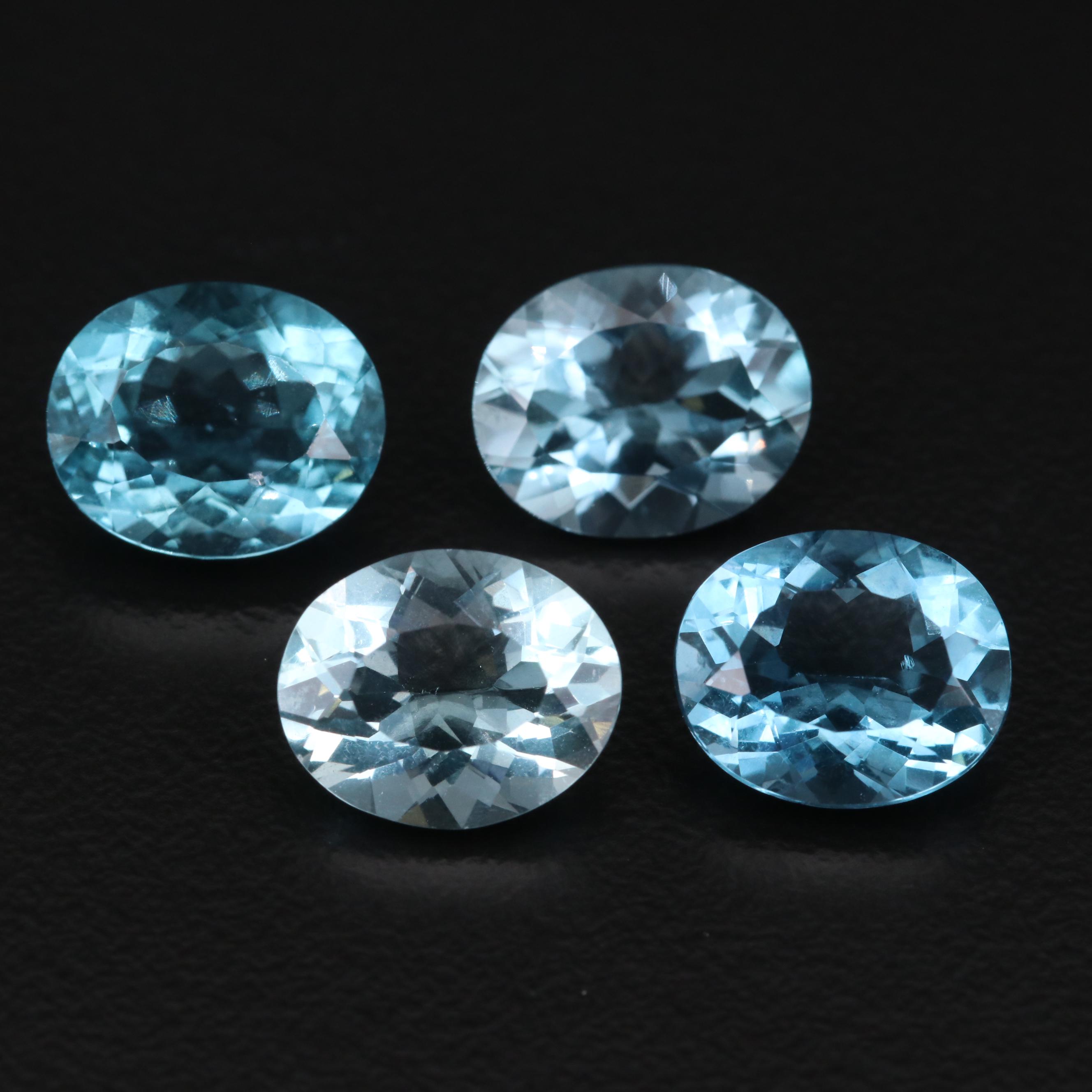 Loose 16.30 CTW Oval Faceted Fluorite