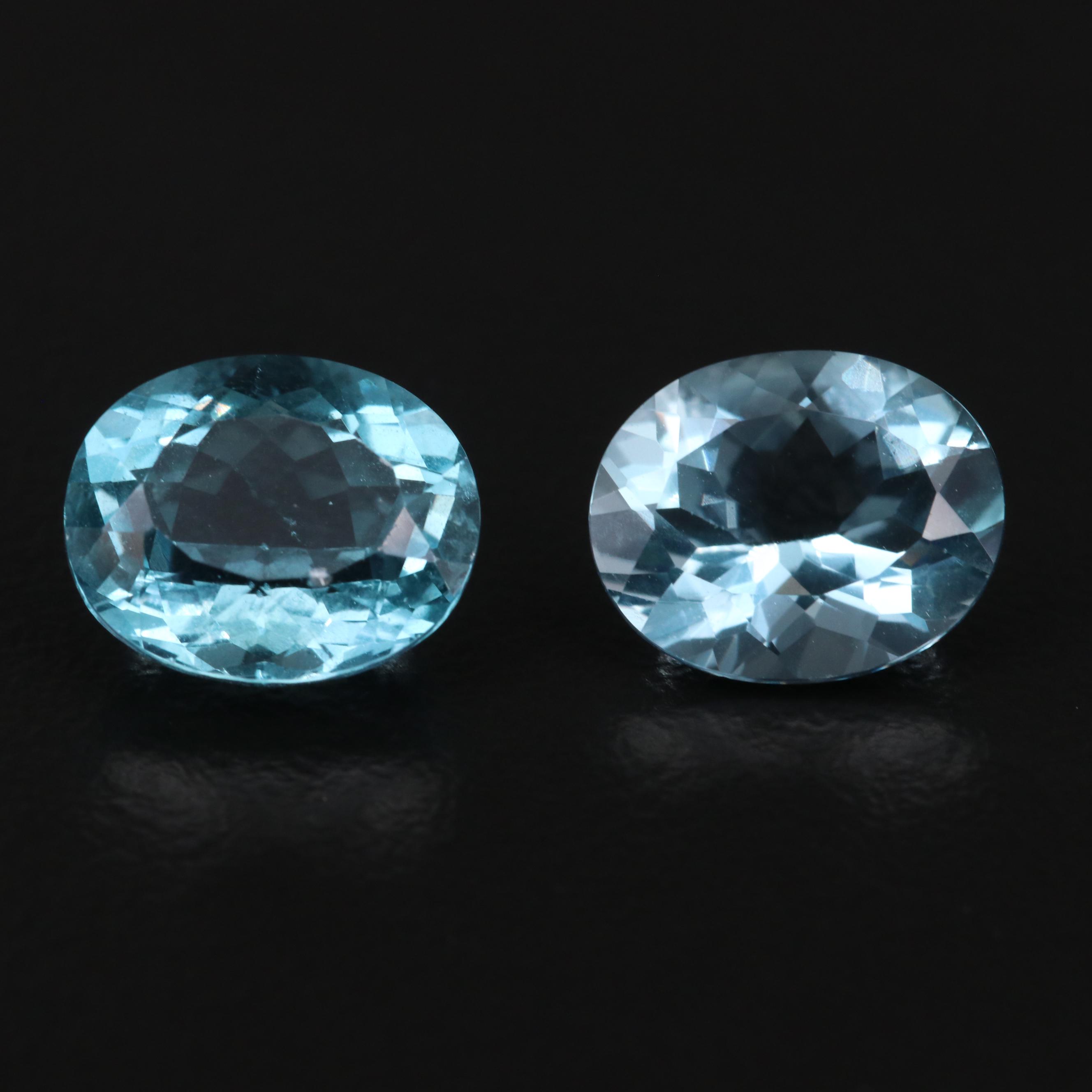 Loose 16.30 CTW Oval Faceted Fluorite