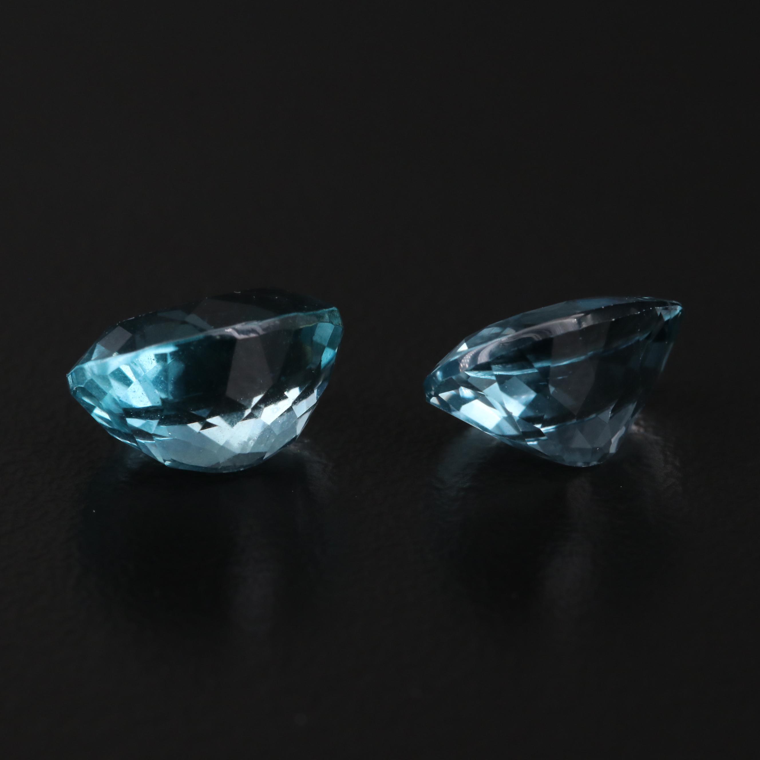 Loose 16.30 CTW Oval Faceted Fluorite