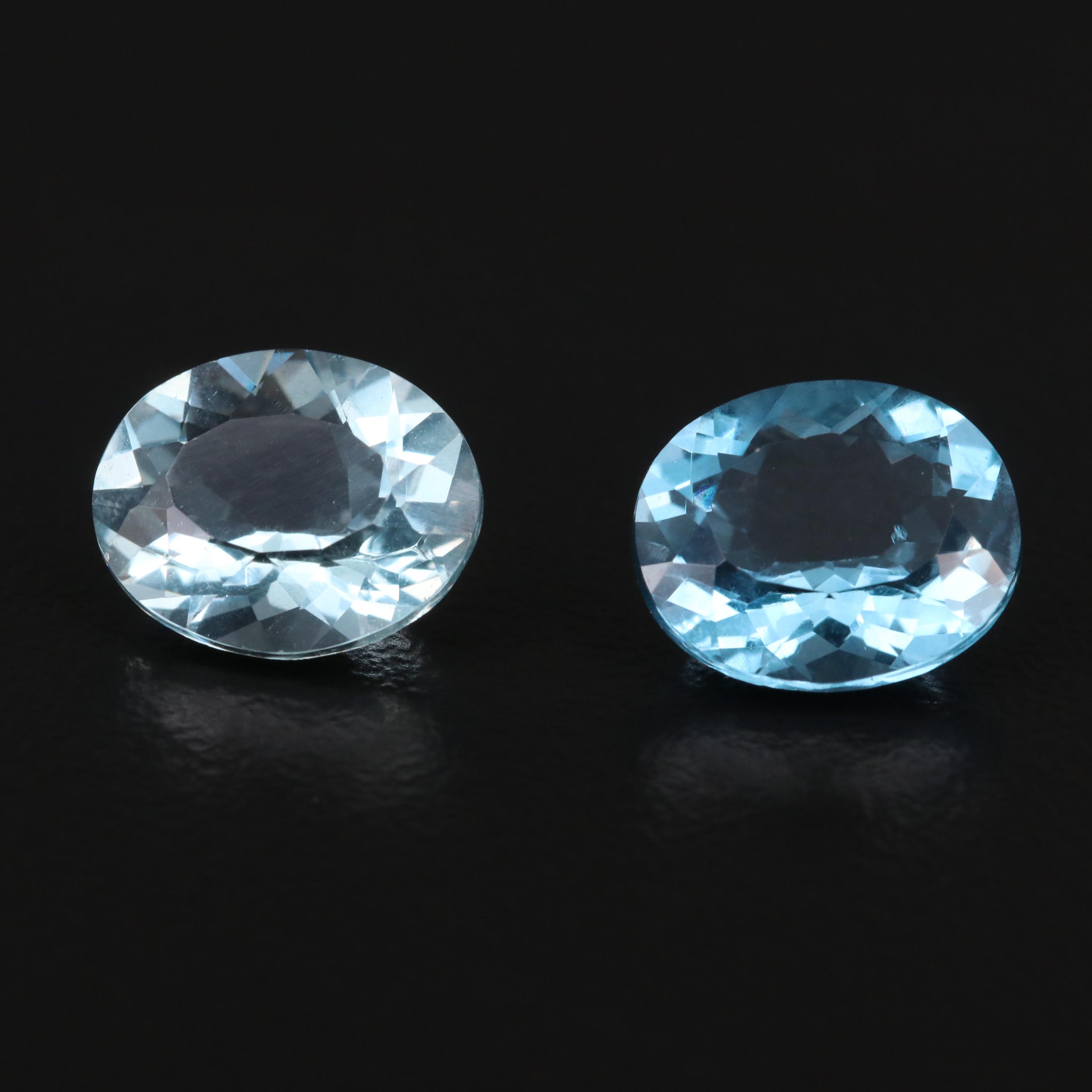 Loose 16.30 CTW Oval Faceted Fluorite