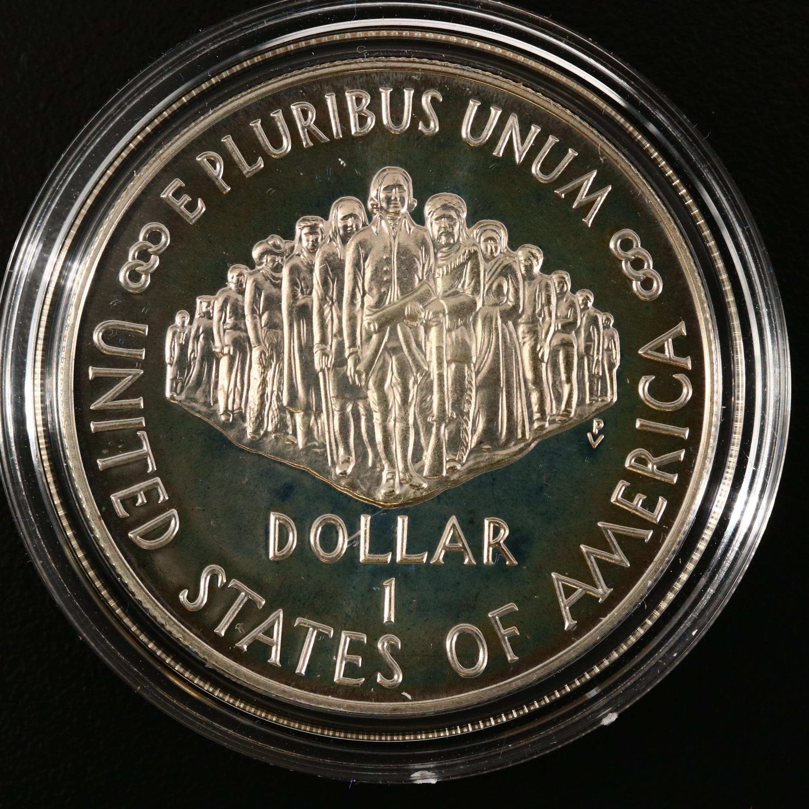 Collection of US Mint Commemorative Silver Dollars, Late 20th Century